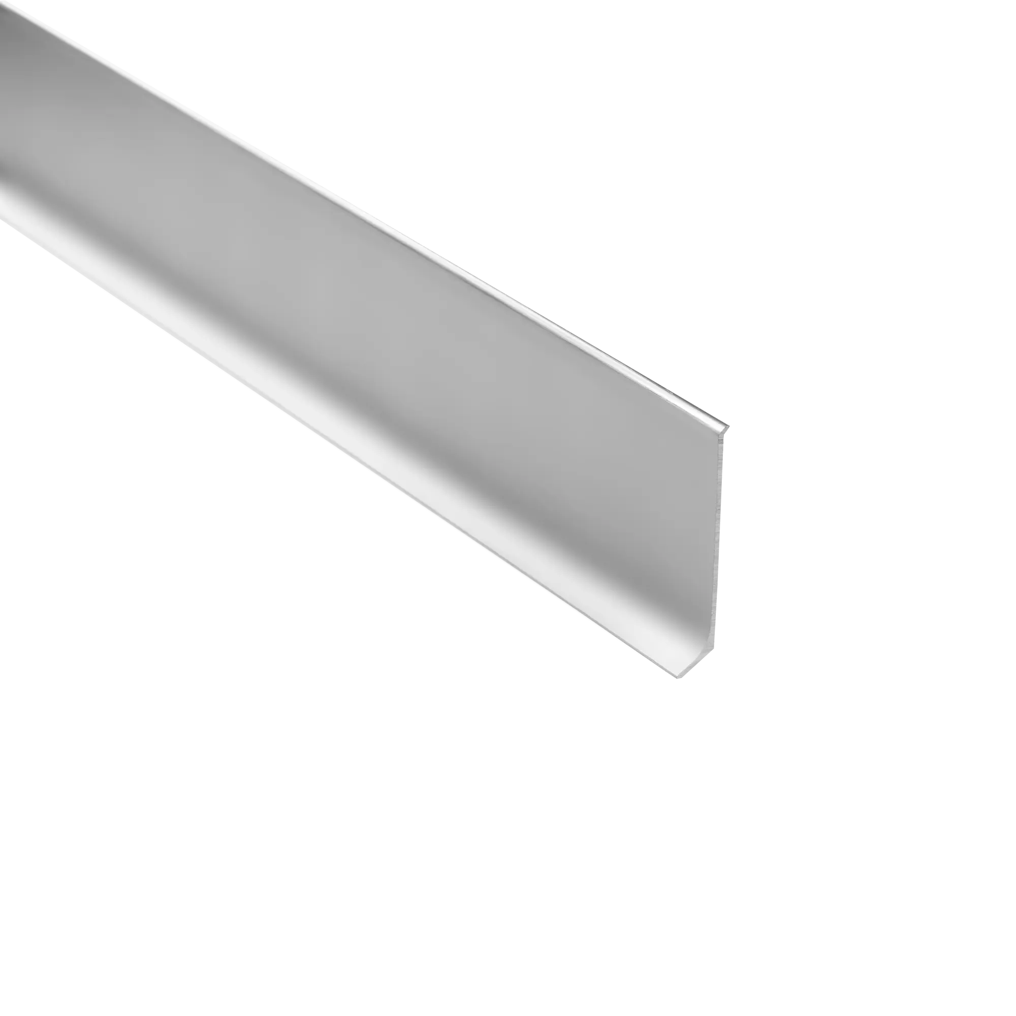 Listwa cokołowa Aluminiowa 59 mm Srebrna 2.5 m Cezar