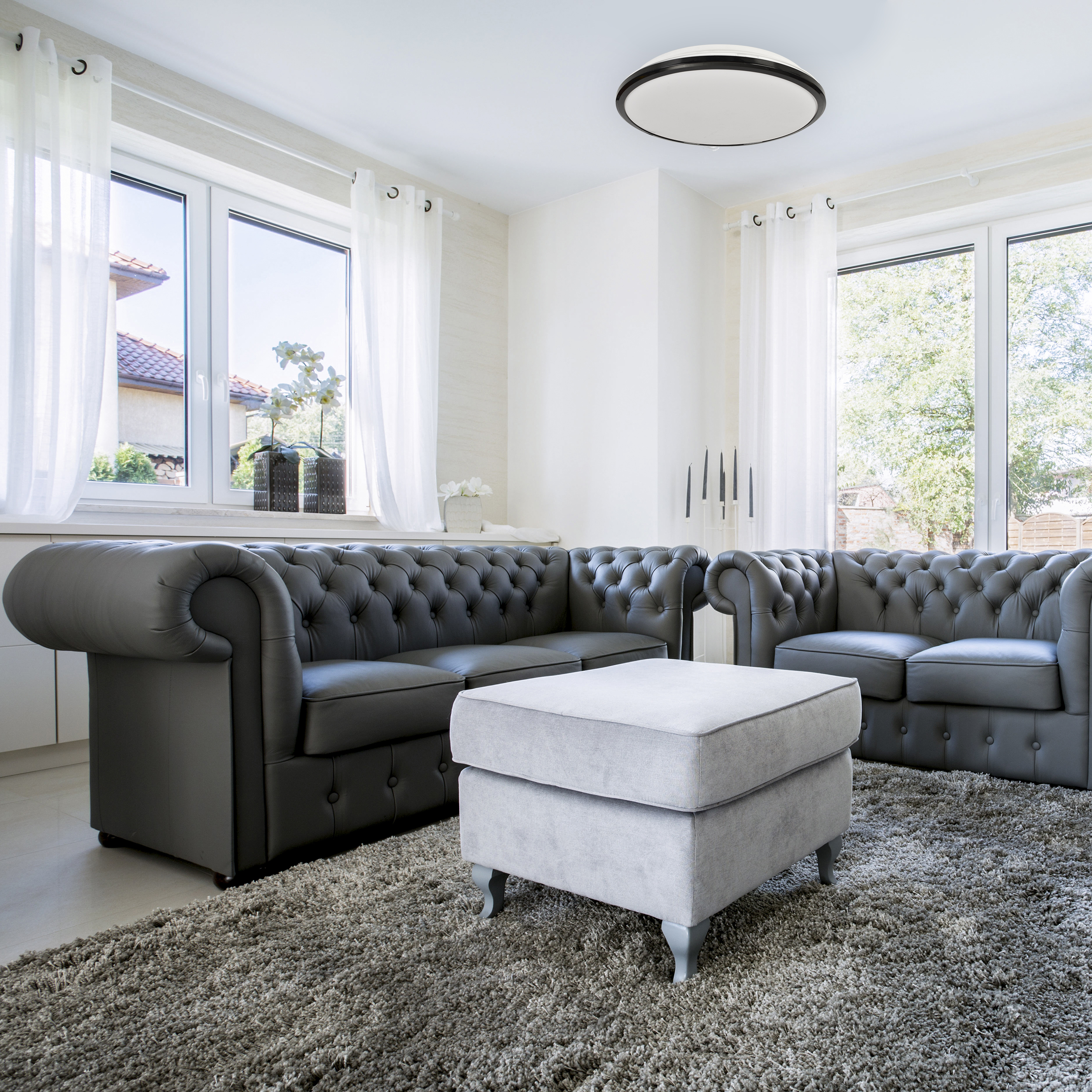 Plafon Terma czarny 40 cm LED Eko-Light - 4