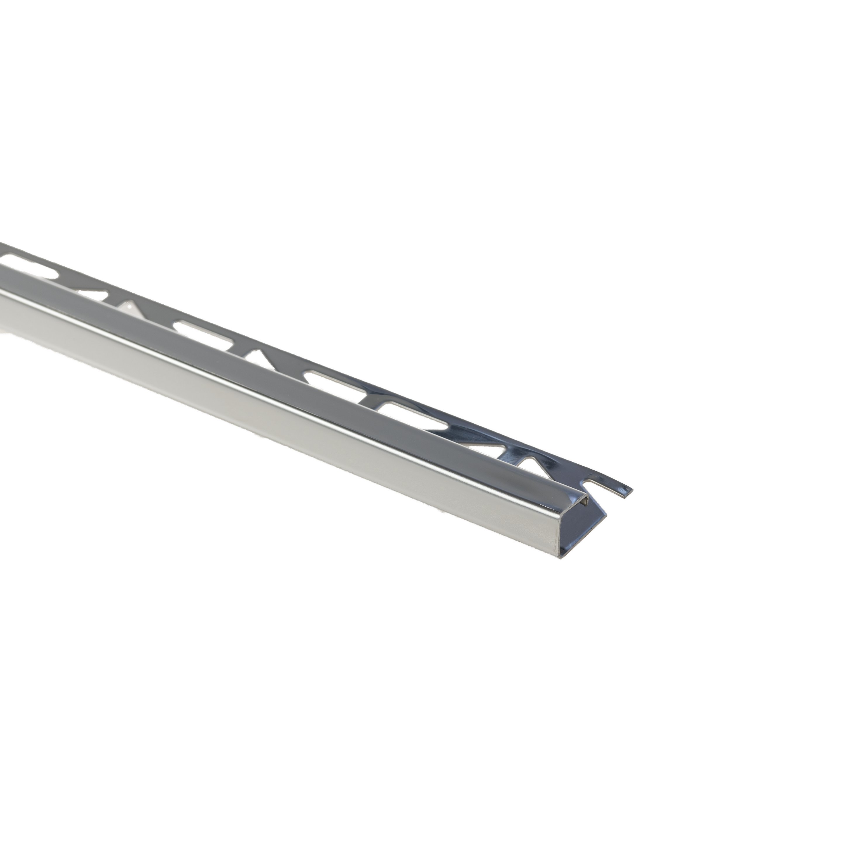 Profil do glazury Stal nierdzewna 12.5 X 34.5 mm / 2.5 m Srebrny Cezar