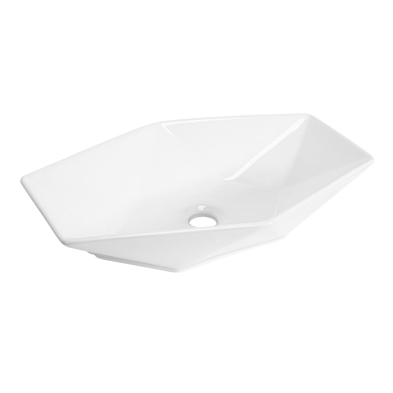 Umywalka ceramiczna nablatowa Eurus 57 x 36 Basaro