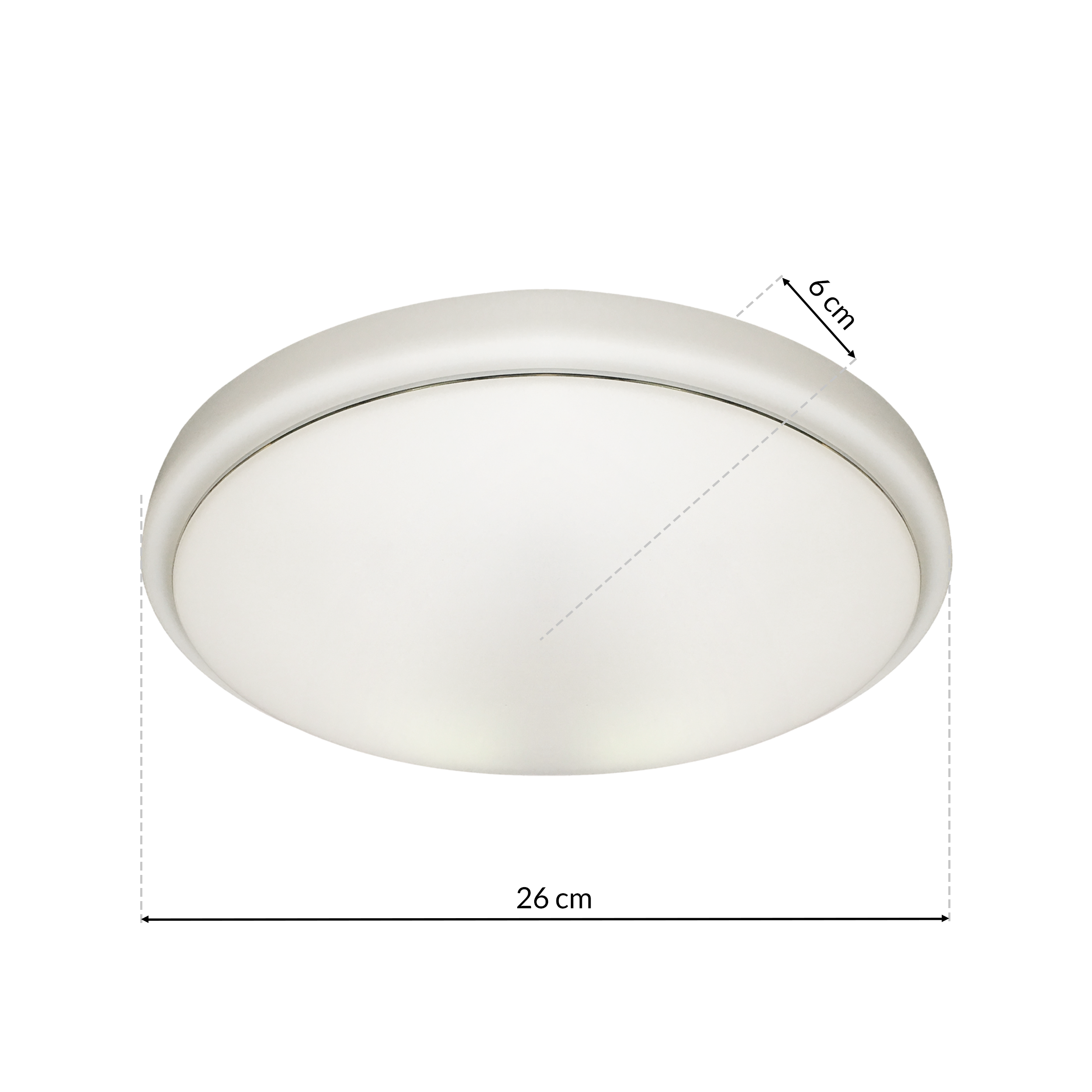 Plafon łazienkowy PEPE IP44 26 cm 900 lm biały EKO-LIGHT - 6