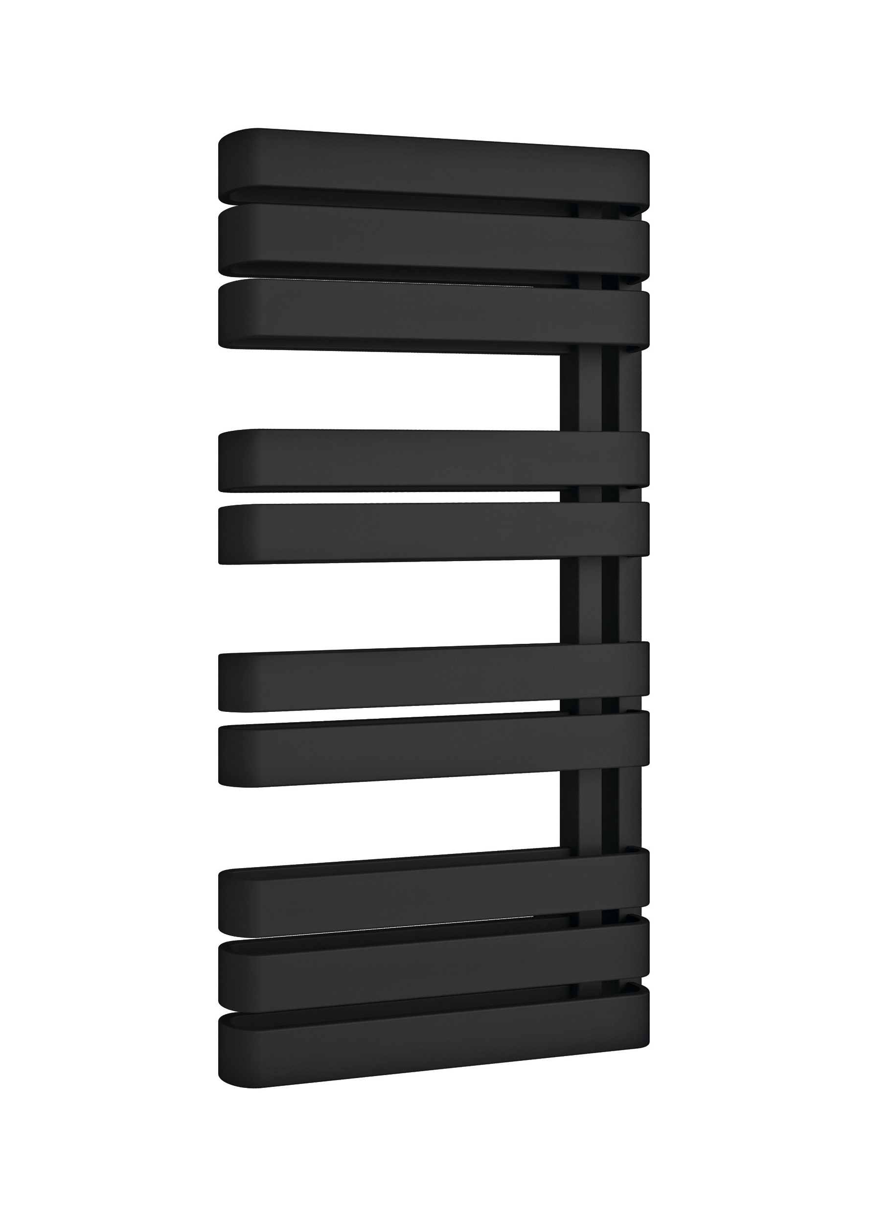 Grzejnik WARP S 85x50 cm Czarny 585W Roz 5cm 6 Bar TERMA