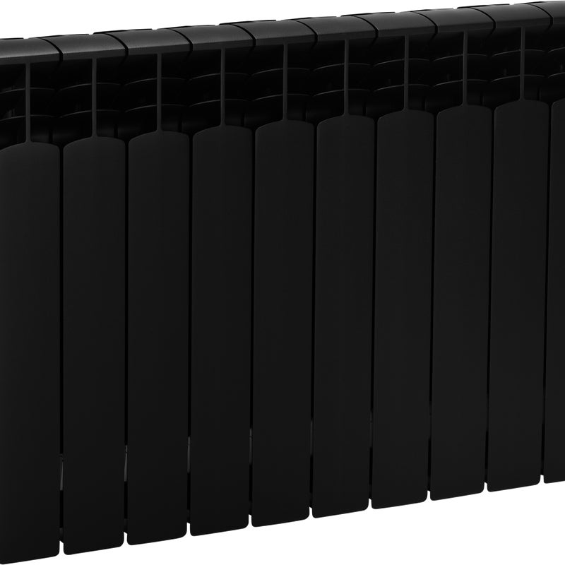 Grzejnik G500F 57.3x80.5 cm Czarny B 1120W 10EL Roz 50cm 20 Bar KFA