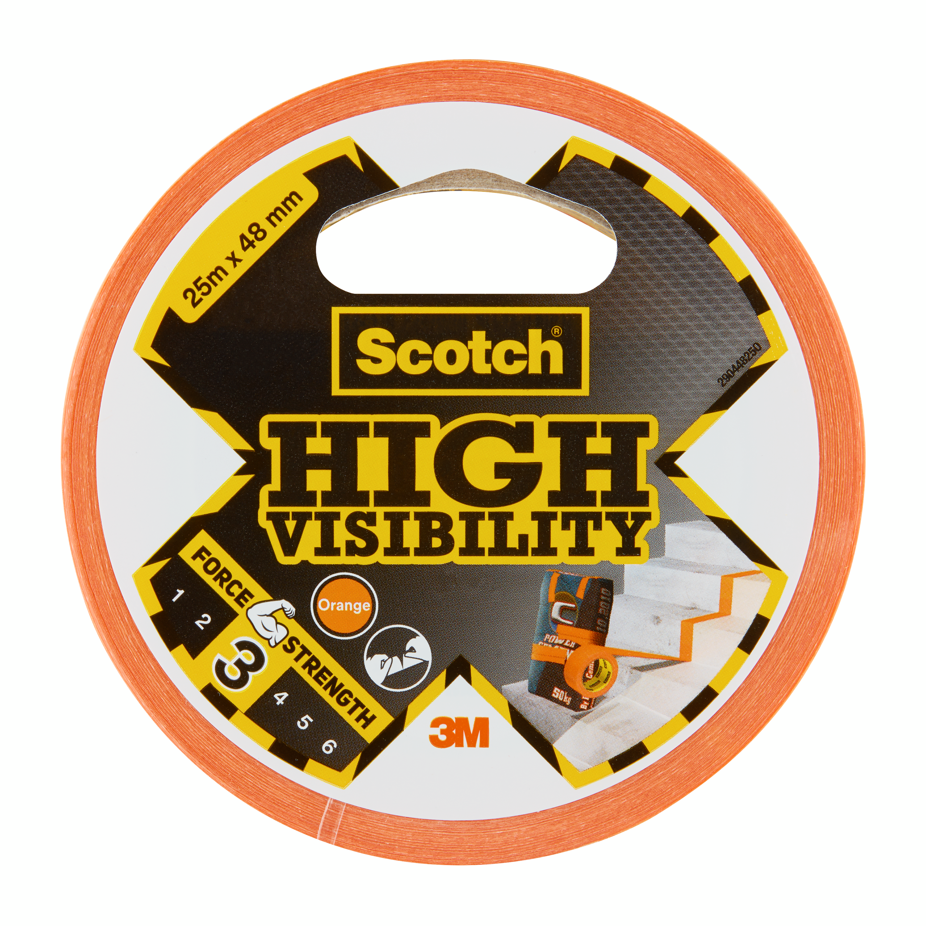 Taśma naprawcza Scotch® High Visibility 8 mm x 25 m pomarańczowa