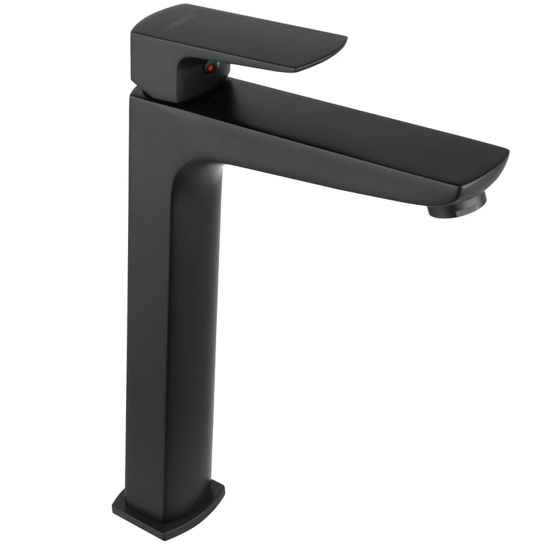 Bateria umywalkowa czarna 29 cm Lippi Eco Ferro