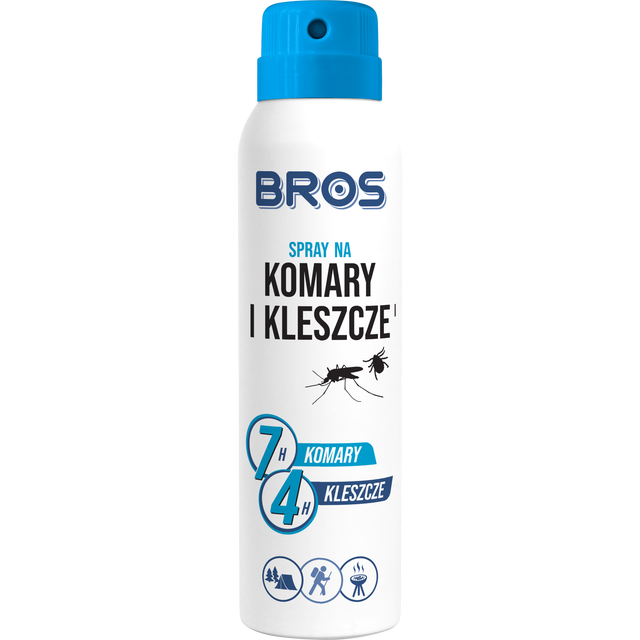 Środek na komary i kleszcze owadobójczy spray 90ml Bros