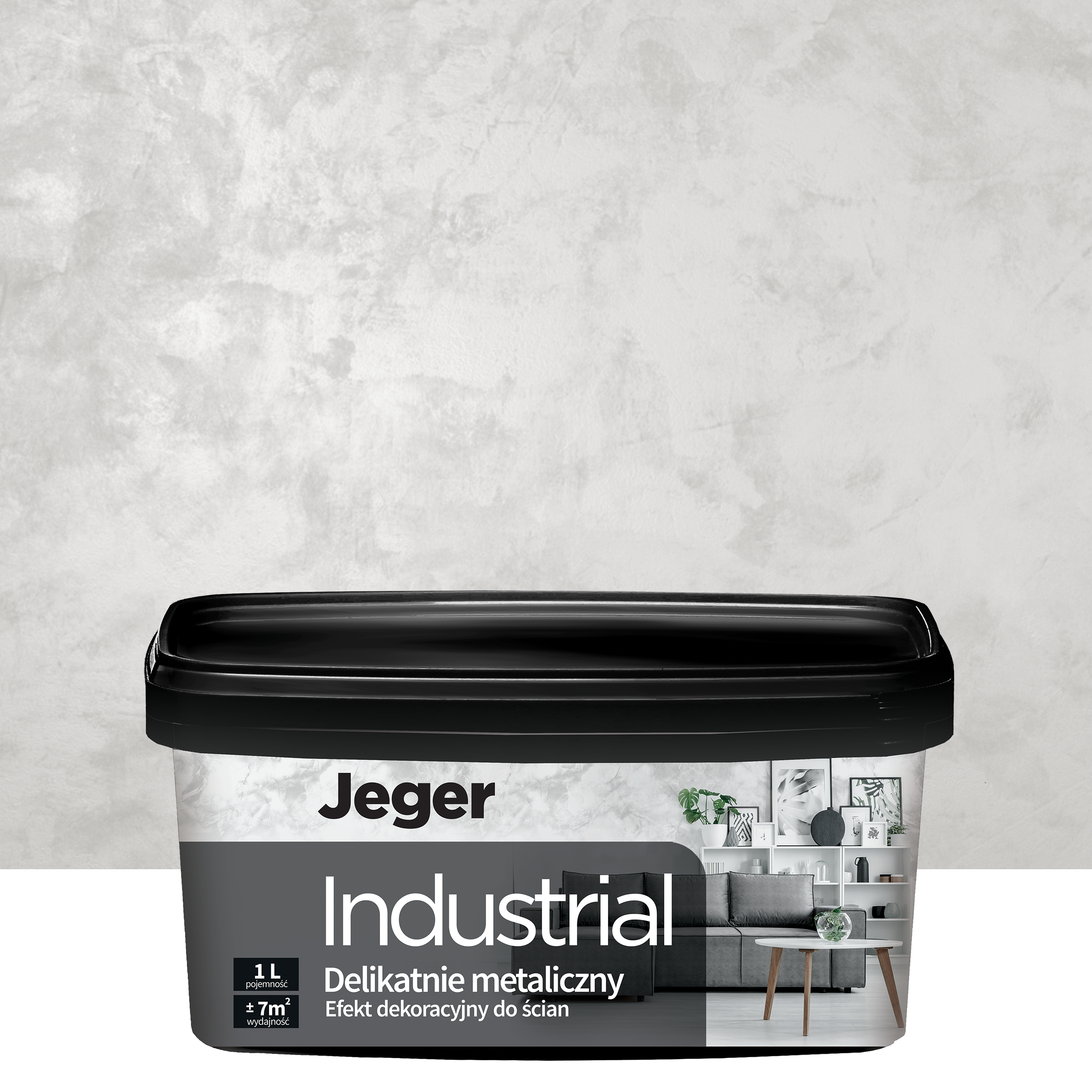 Powłoka dekoracyjna INDUSTRIAL Calcium Efekt metalowy JEGER