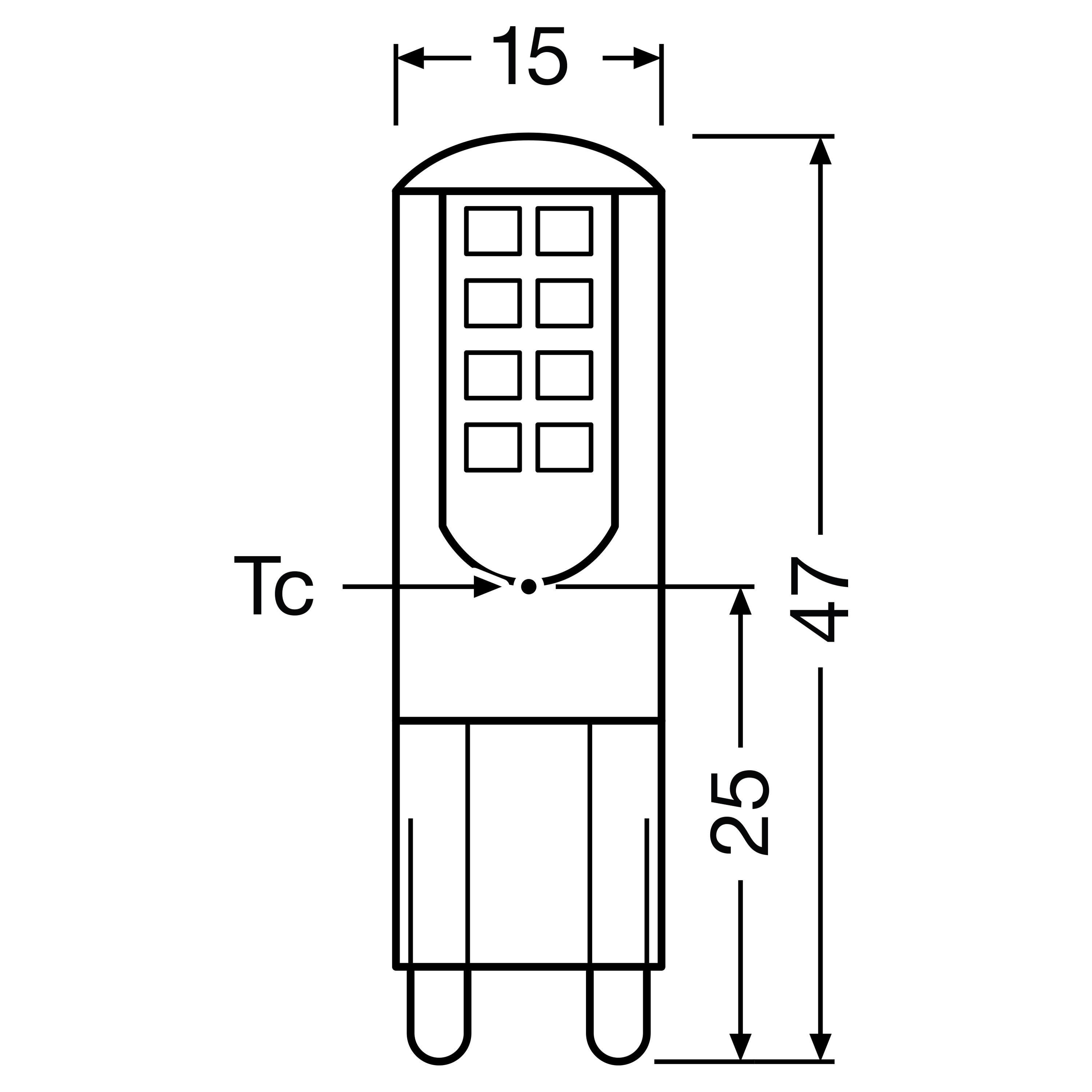Żarówka LED G9 2 szt. 2.6 W = 30 W 320 lm ciepła OSRAM - 2