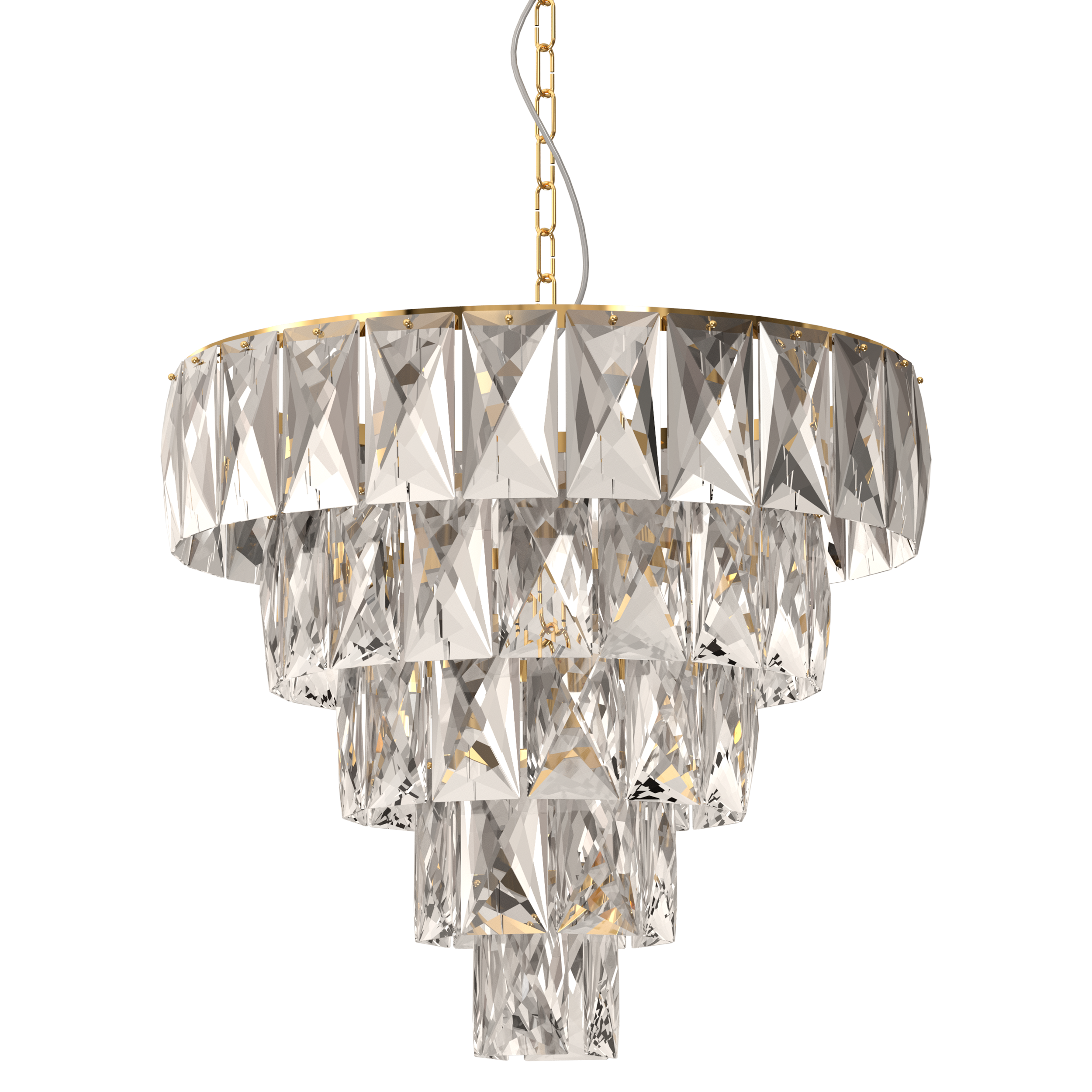 Żyrandol Chelsea złoty 6 x E14 Eko-Light - 4