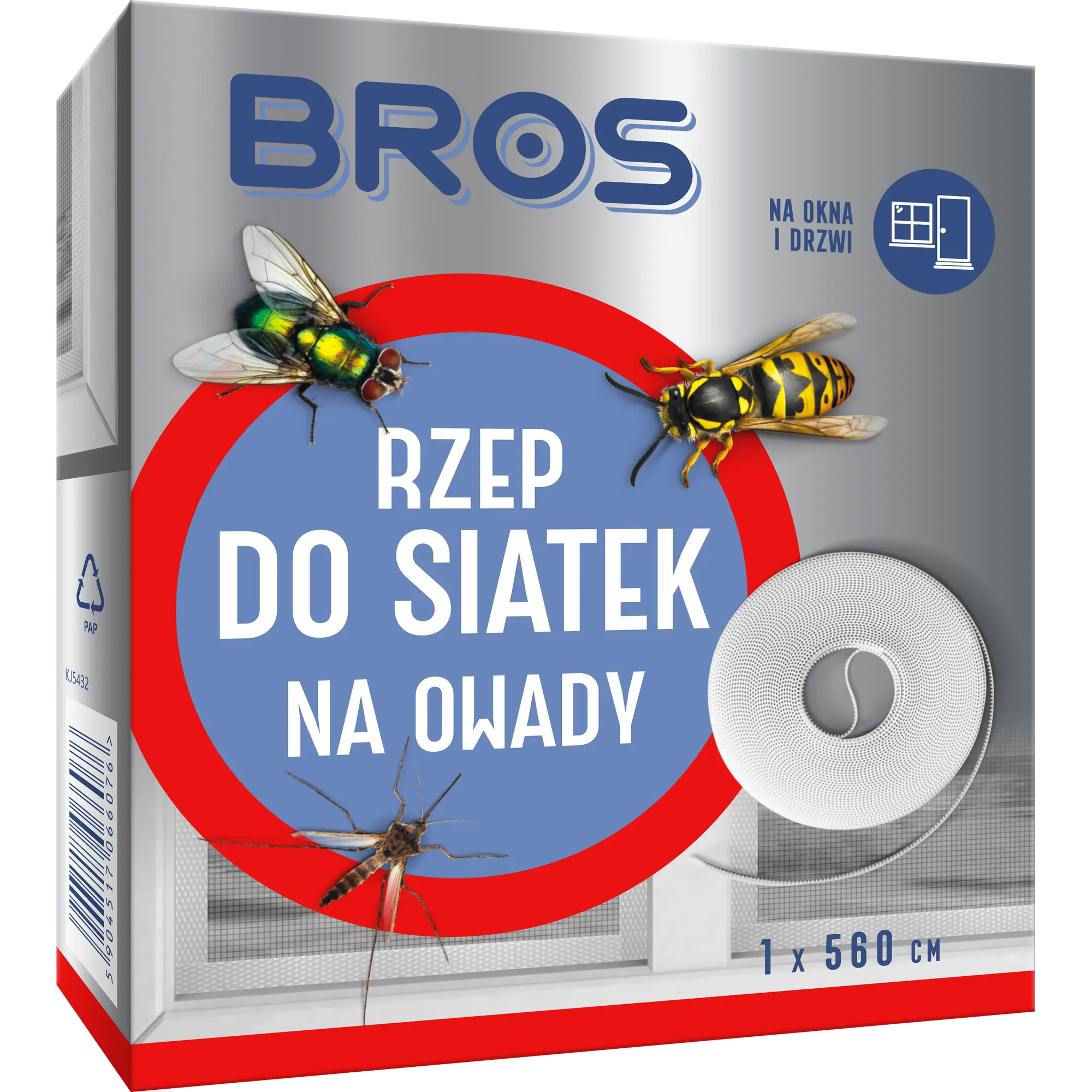 Rzepy do moskitier Bros 5.6mb w opakowaniu.