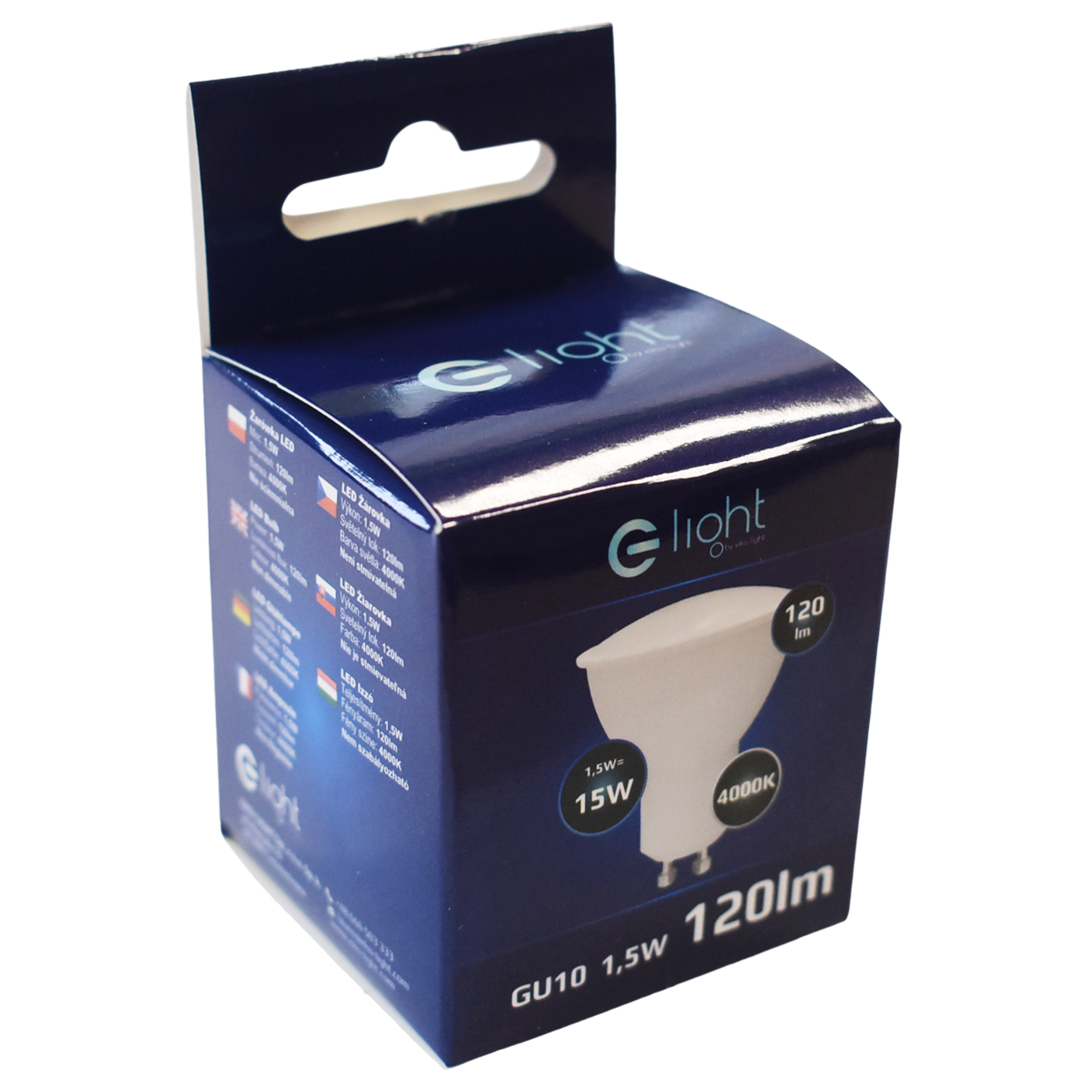 Żarówka LED GU10 1.5 W = 15 W 120 lm neutralna Eko-Light - 3