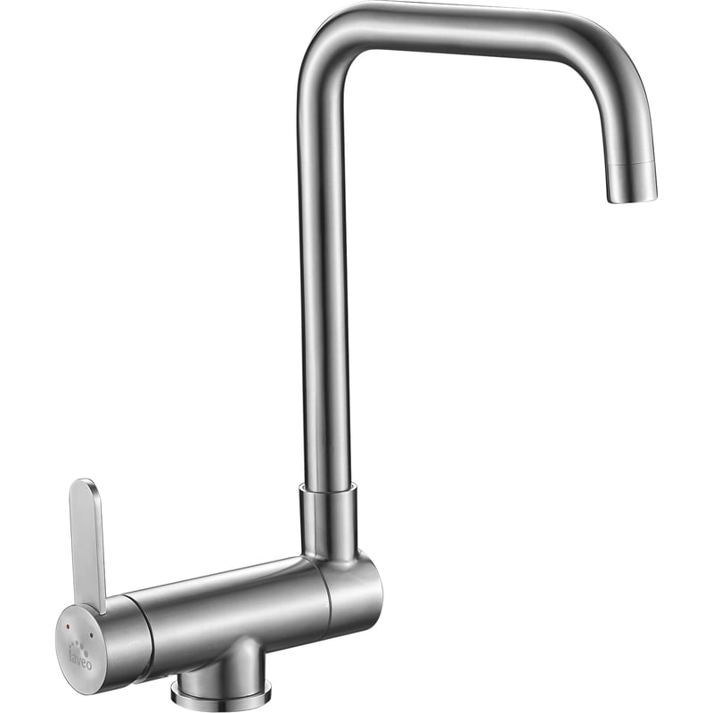 Bateria kuchenna podokienna Bona Szara wylewka L 29 cm Kuchinox