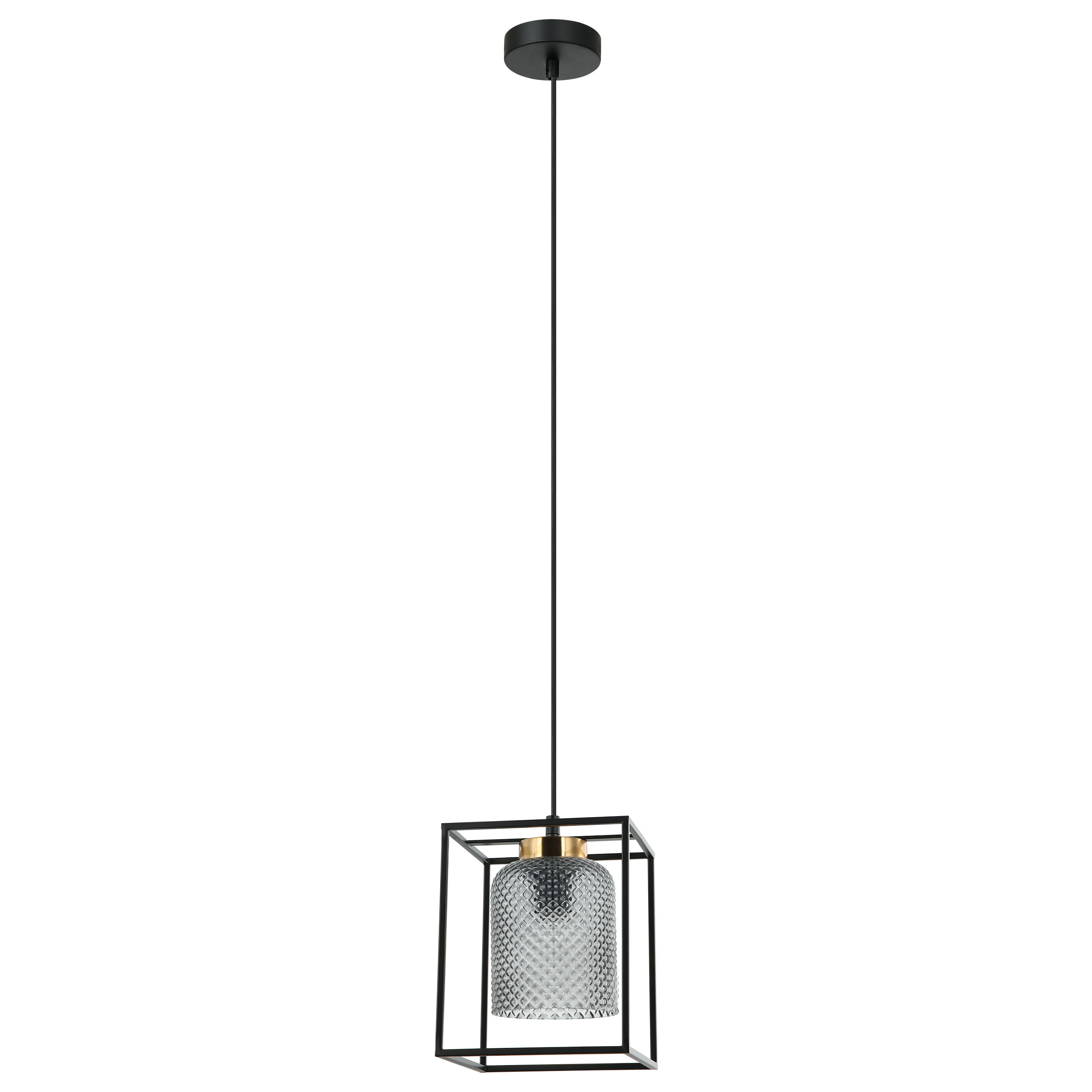 Lampa wisząca Sinela E27 czarna Italux