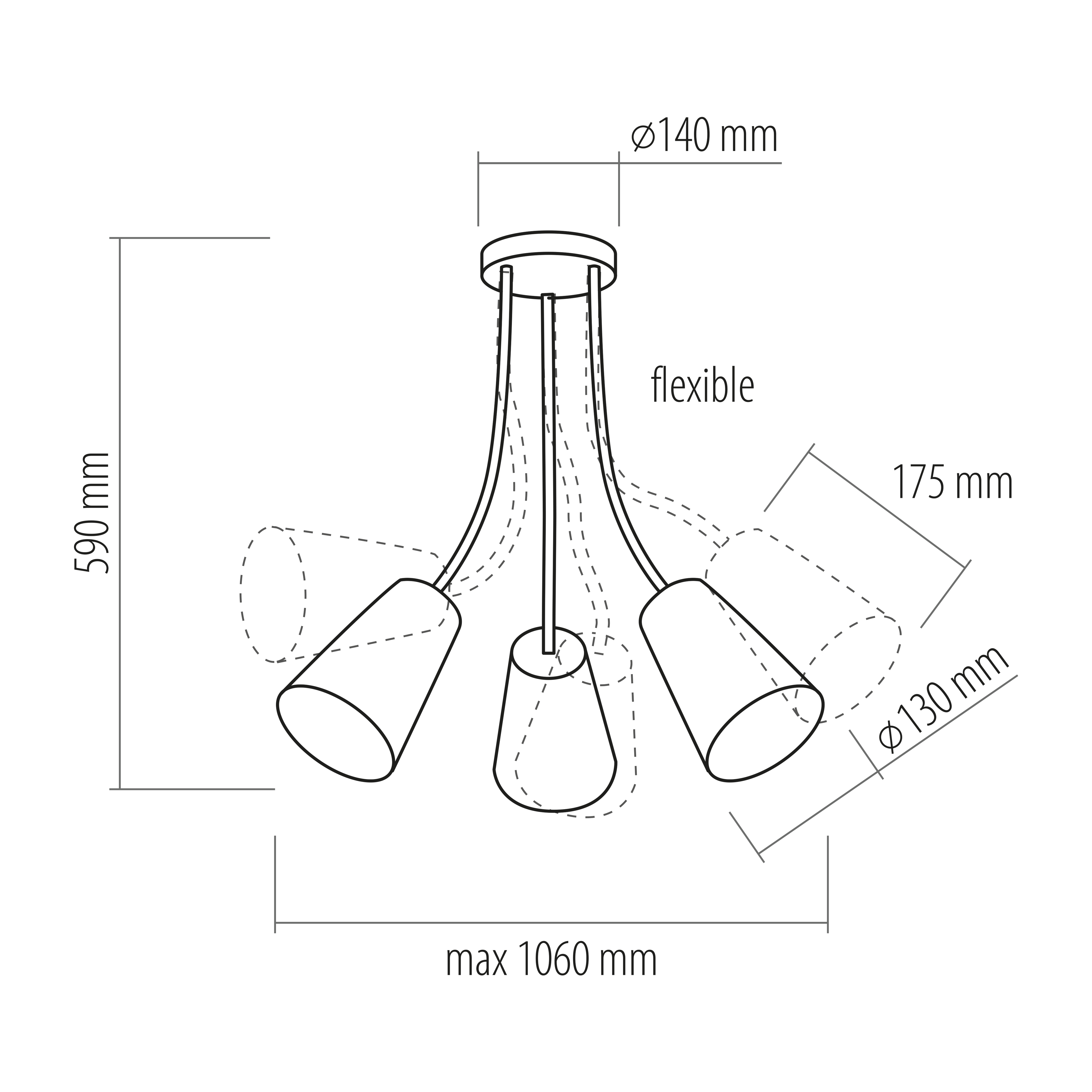 Lampa wisząca Wire E27 TK Lighting - 4