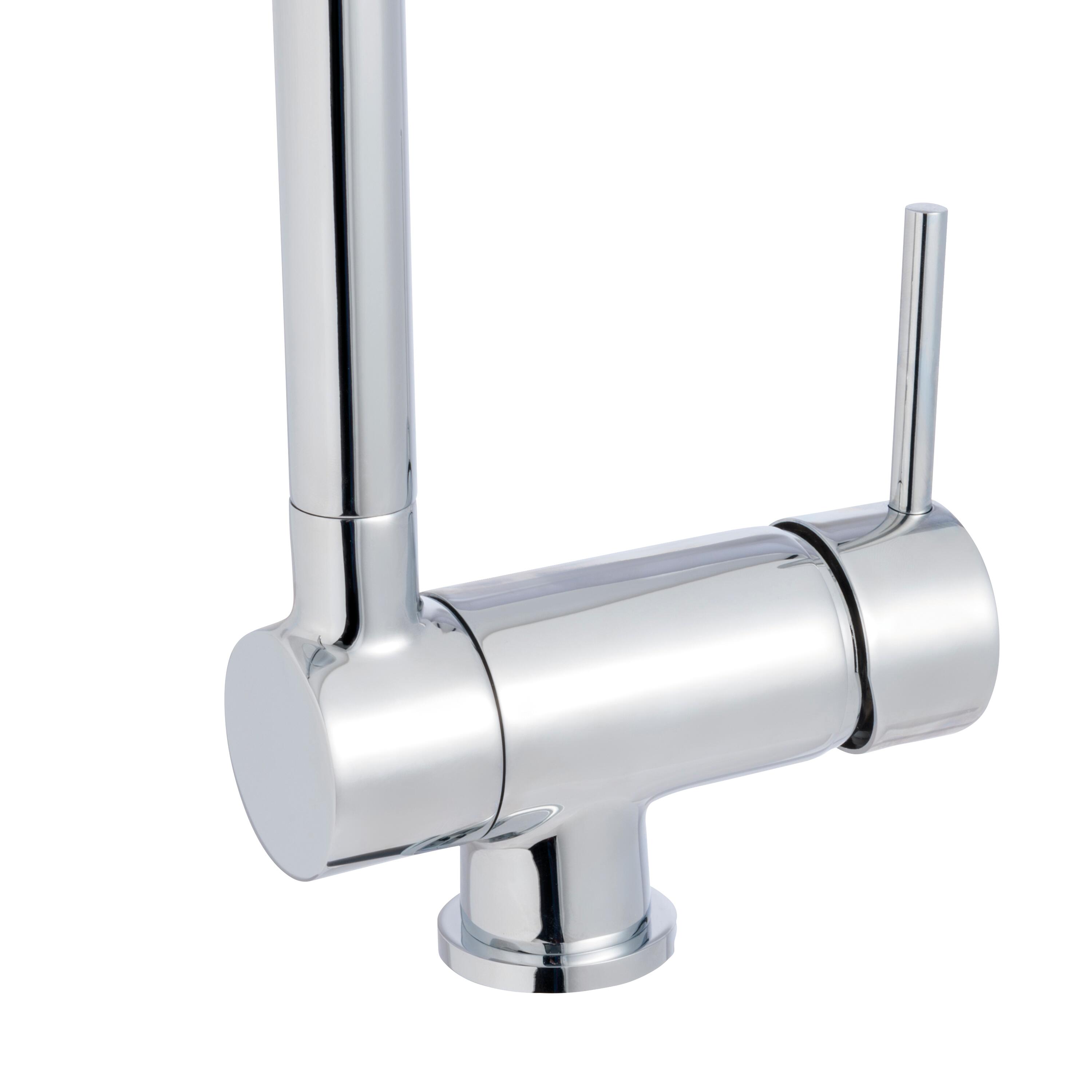 Rubinetto da cucina pieghevole flessibile Perrine argento cromato lucido DELINIA - 7