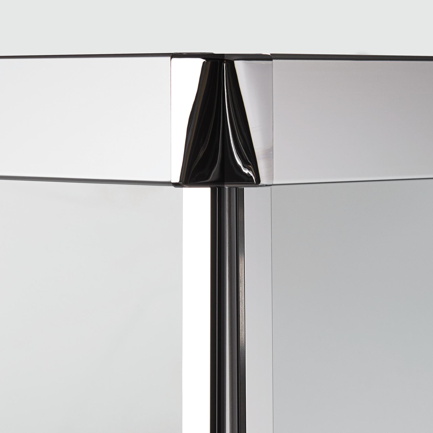 Porta doccia scorrevole Record, L 142-146 cm x H 195 cm x SP 6 mm, profilo cromo, vetro smerigliato - 5