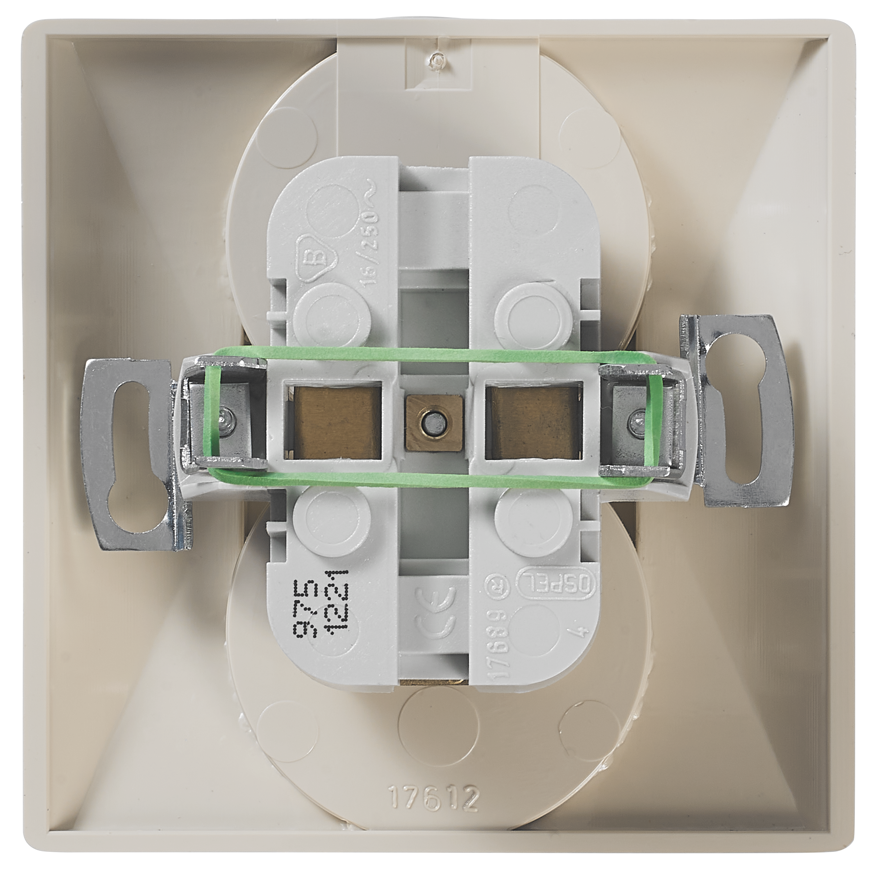 Gniazdo podwójne AKCENT Krem OSPEL - 3