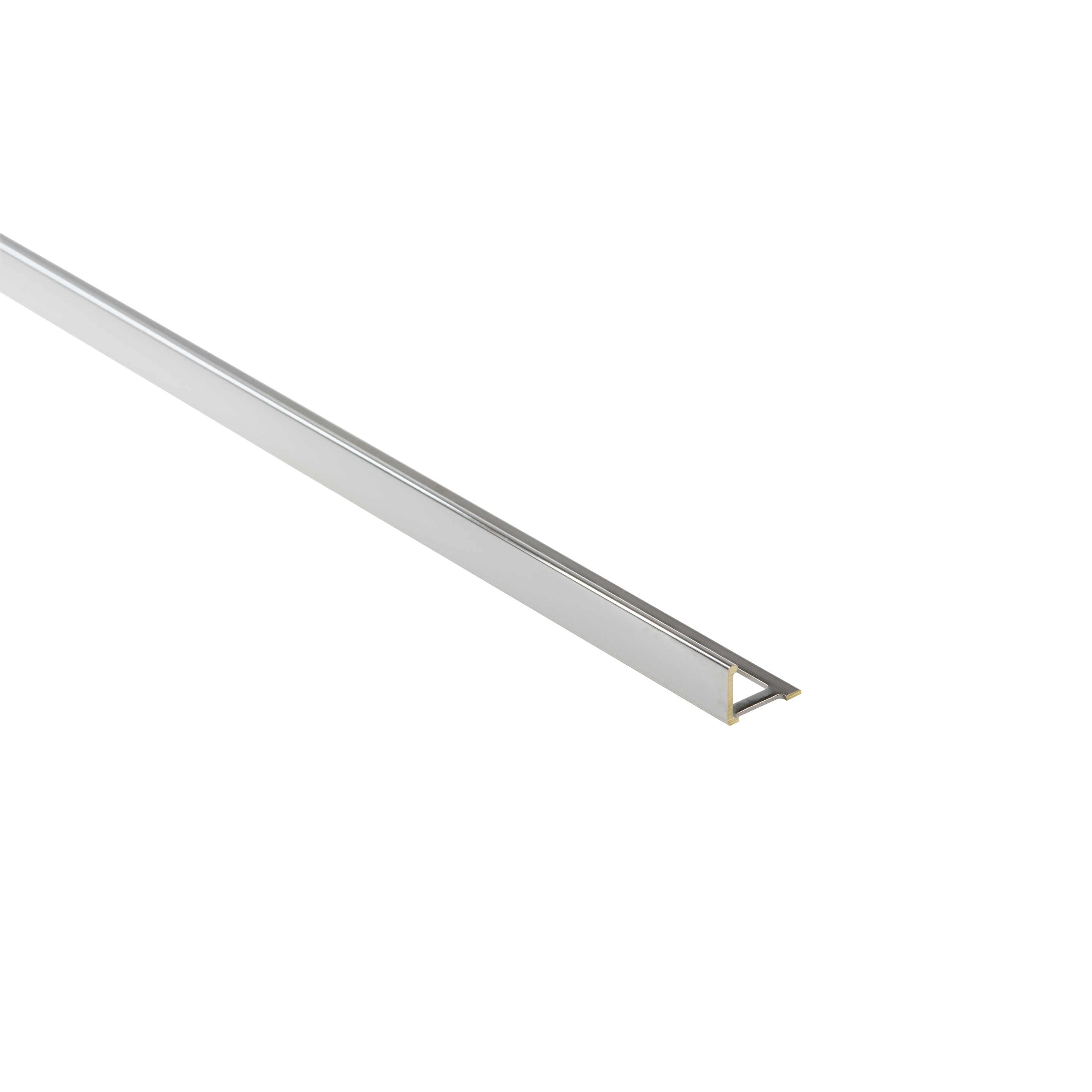 Profil wykończeniowy do płytek 12.5 mm Chrom Mosiądz Cezar
