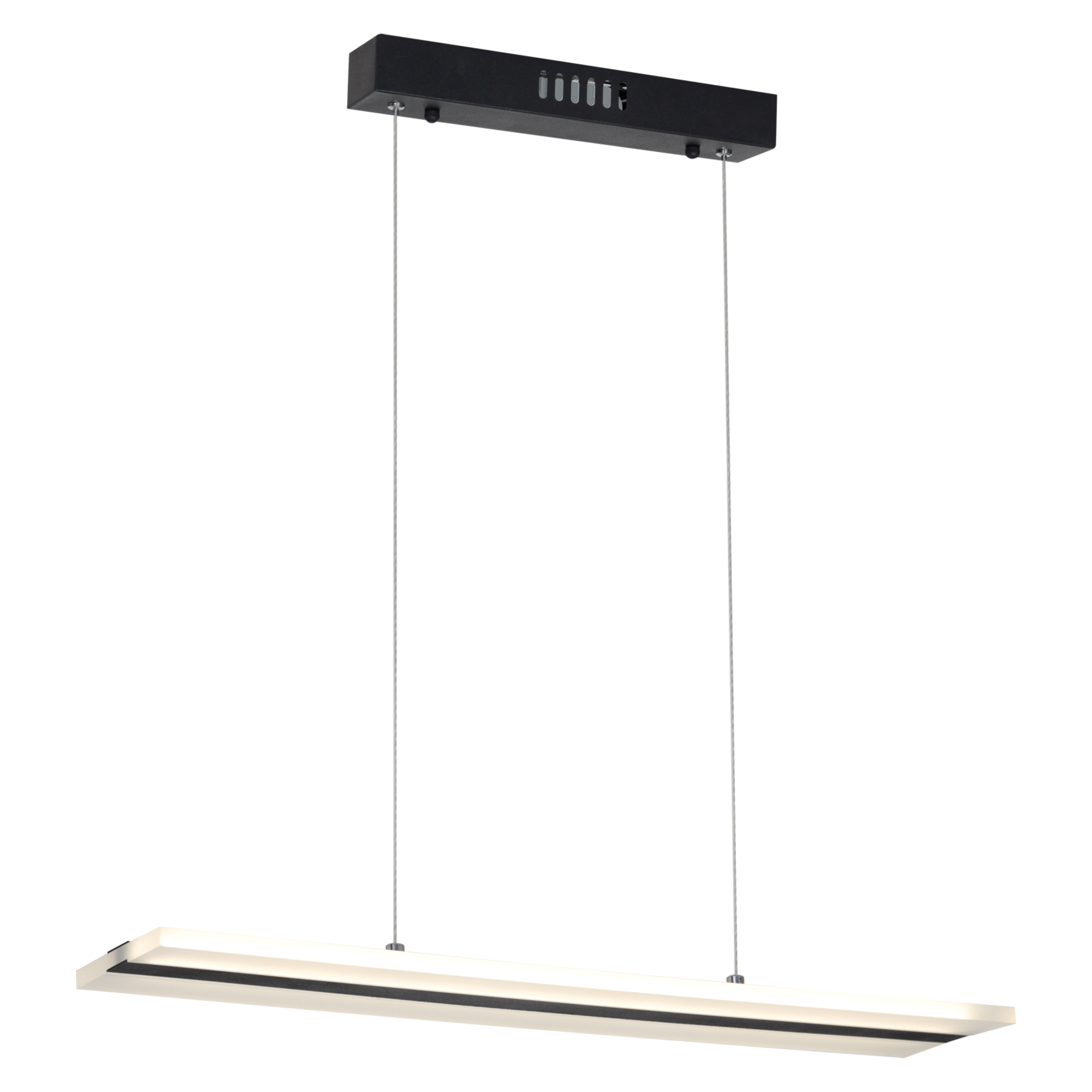 Lampa wisząca Ray biało-czarna LED Milagro