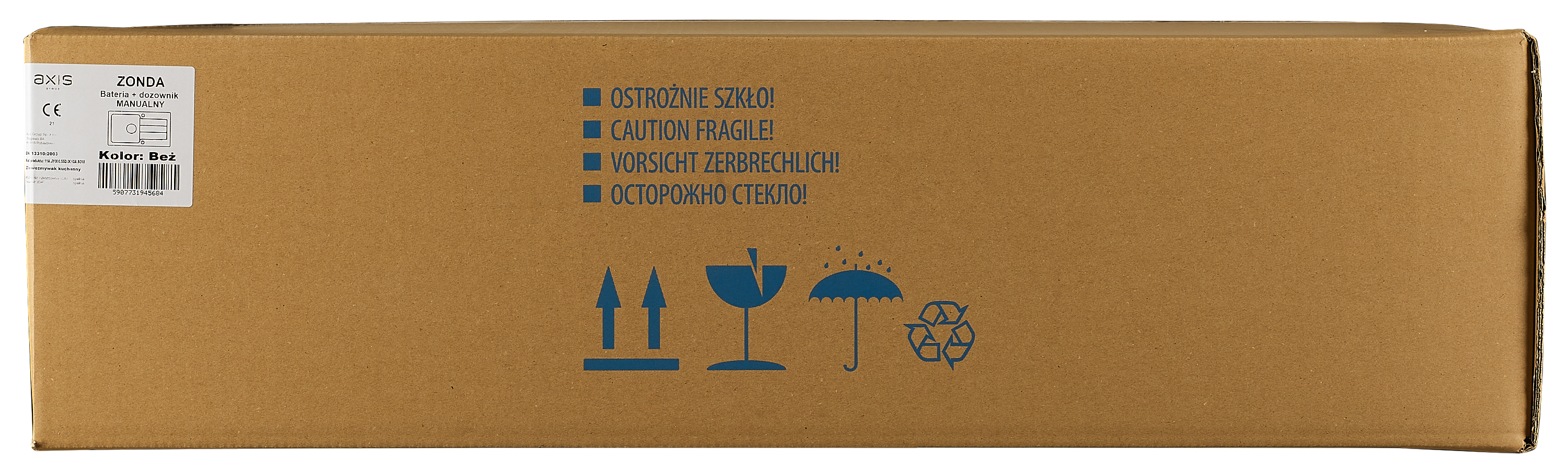 Zlewozmywak granitowy z baterią Zonda Axis - 6