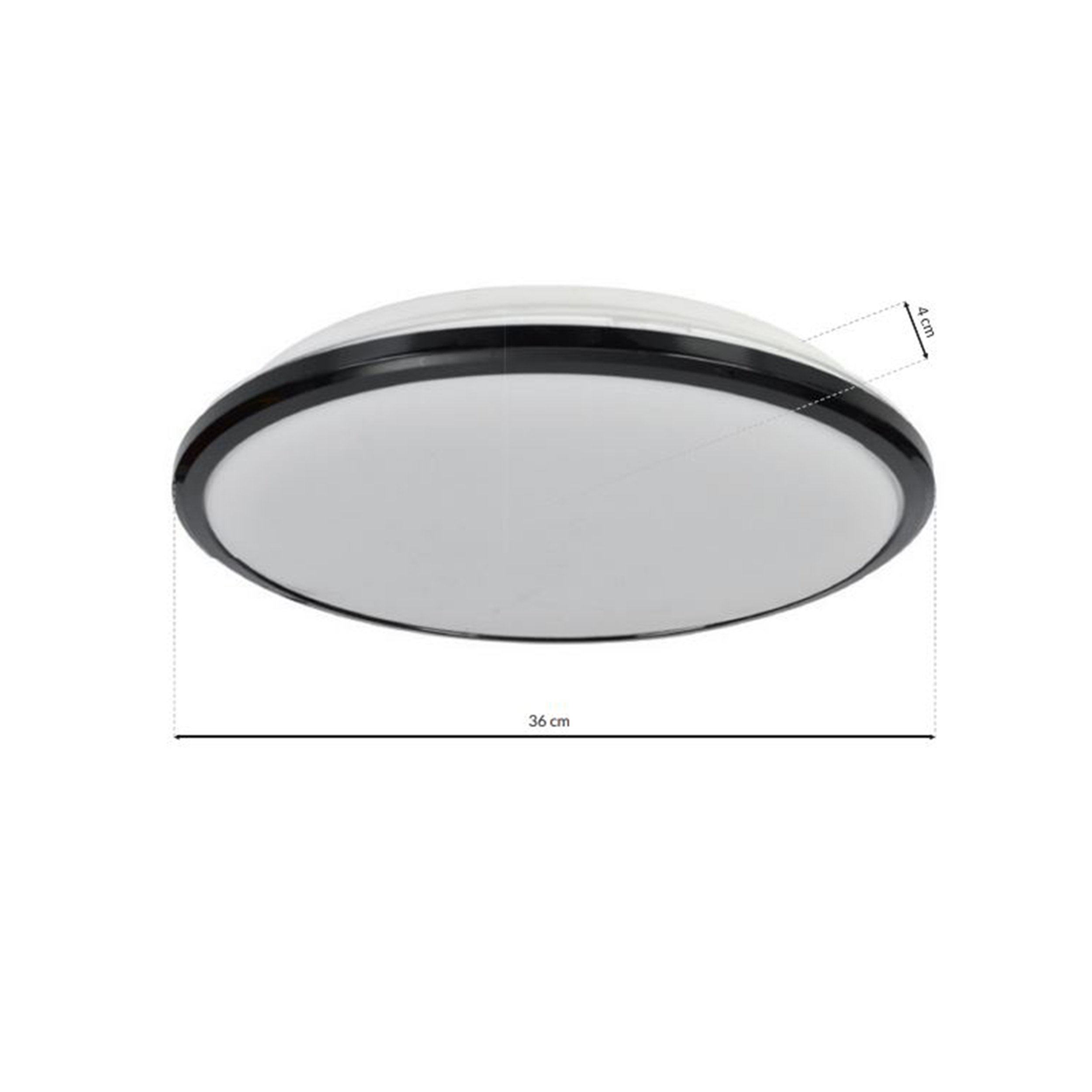 Plafon Terma czarny 40 cm LED Eko-Light - 6