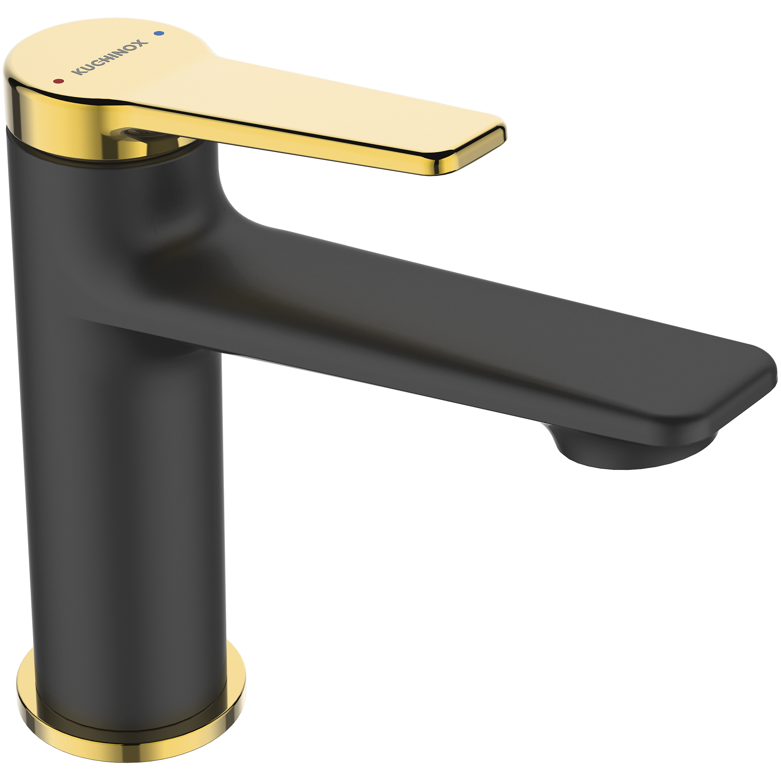 Bateria umywalkowa czarna 15.5 cm Alanis2 Kuchinox