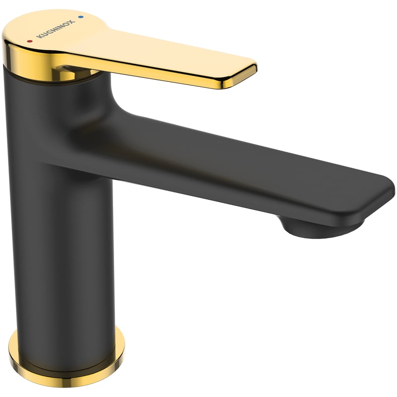 Bateria umywalkowa czarna 15.5 cm Alanis2 Kuchinox