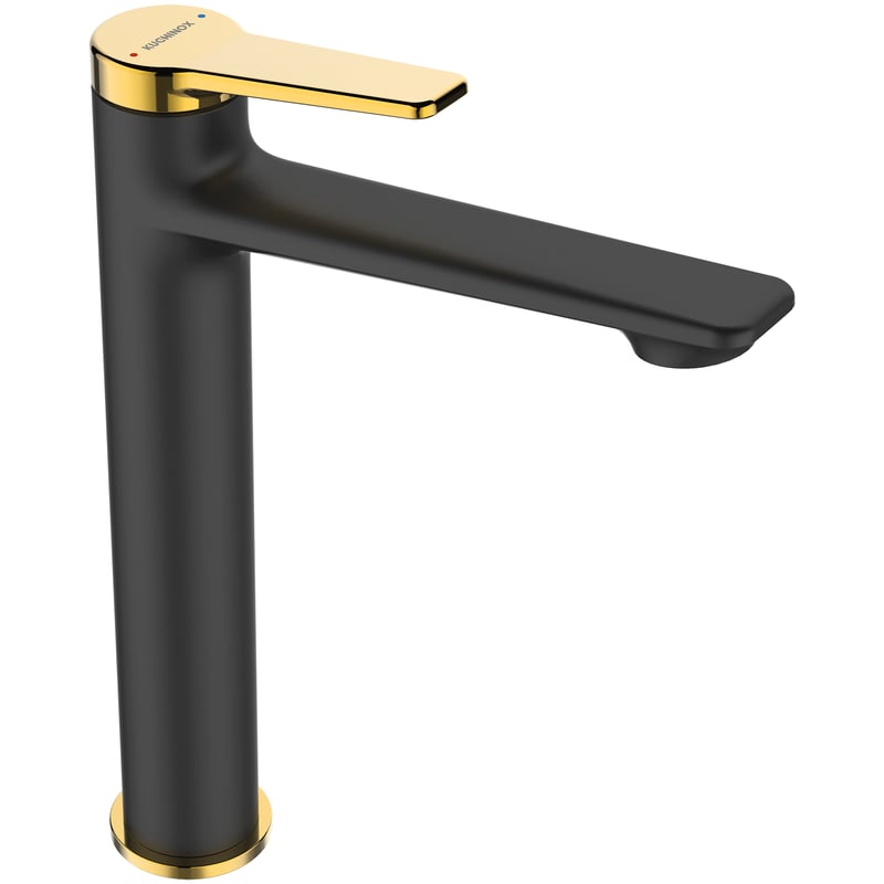 Bateria umywalkowa czarna 26.8 cm Alanis2 Kuchinox