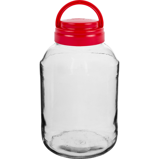 Słój 4l z plastikową pokrywą Browin
