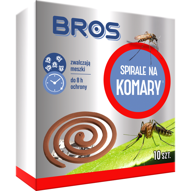 Środek na komary spirale 10szt. Bros