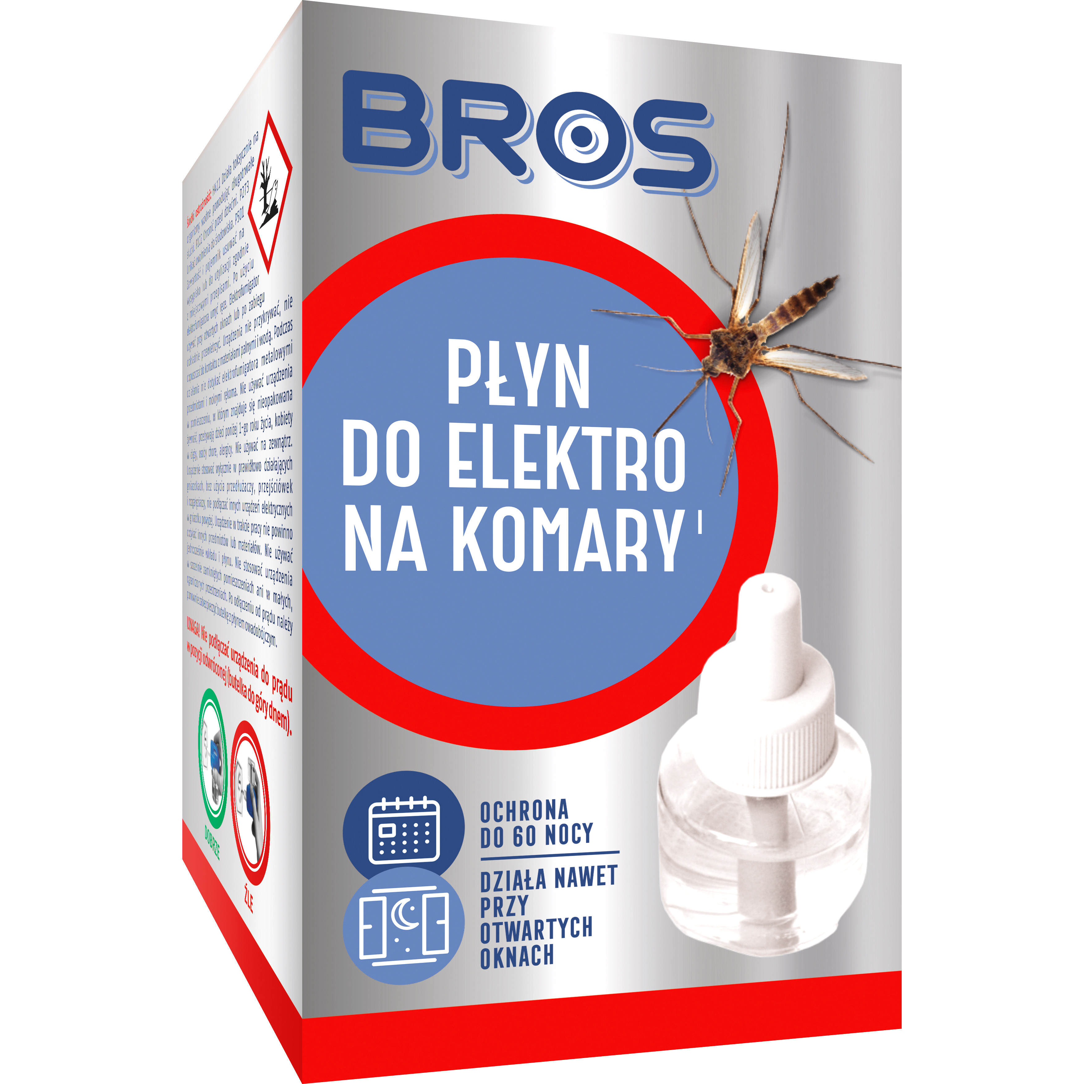 Płyn do odstraszacza komarów 60 nocy Bros