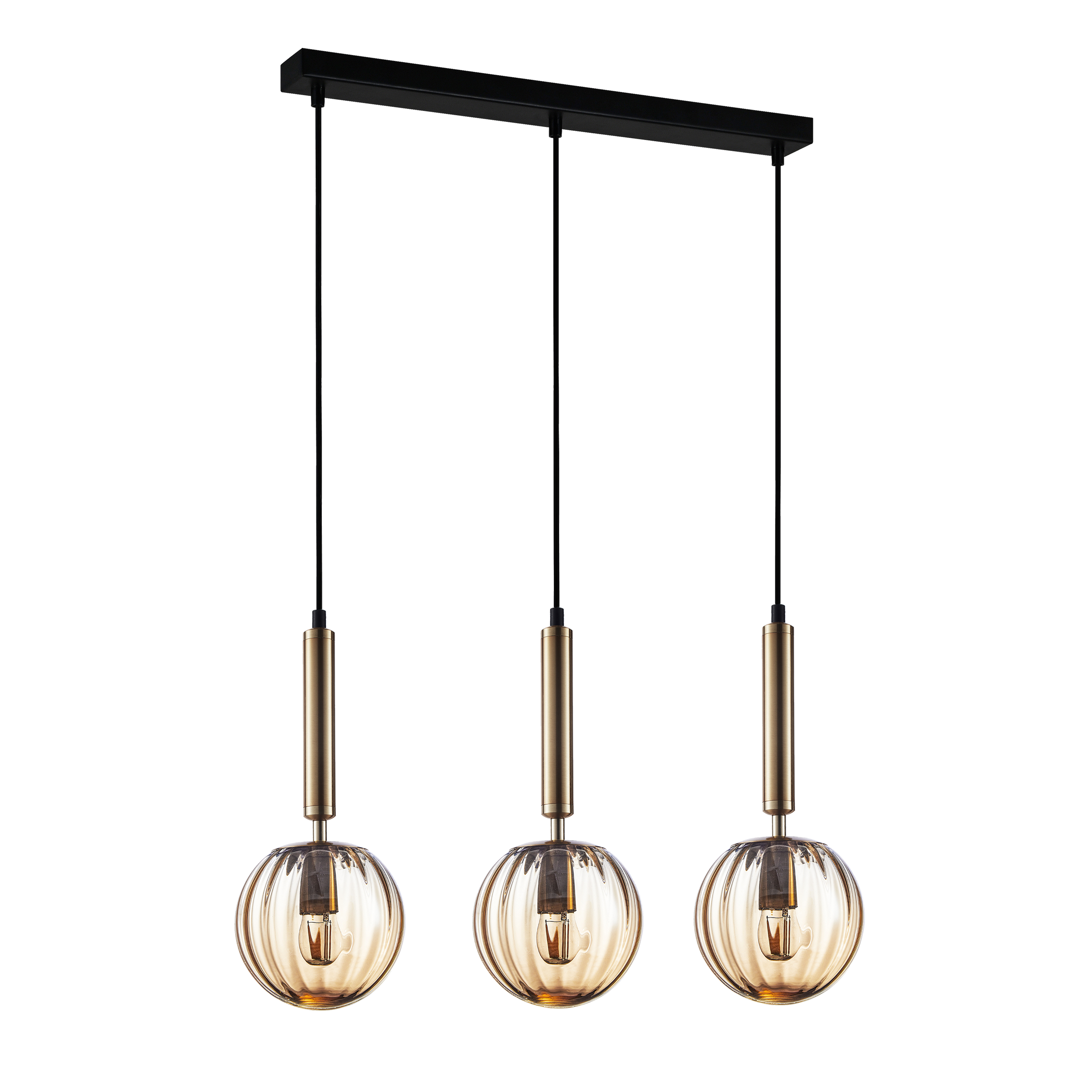 Lampa wisząca Ravena złoto-różowa E27 Italux