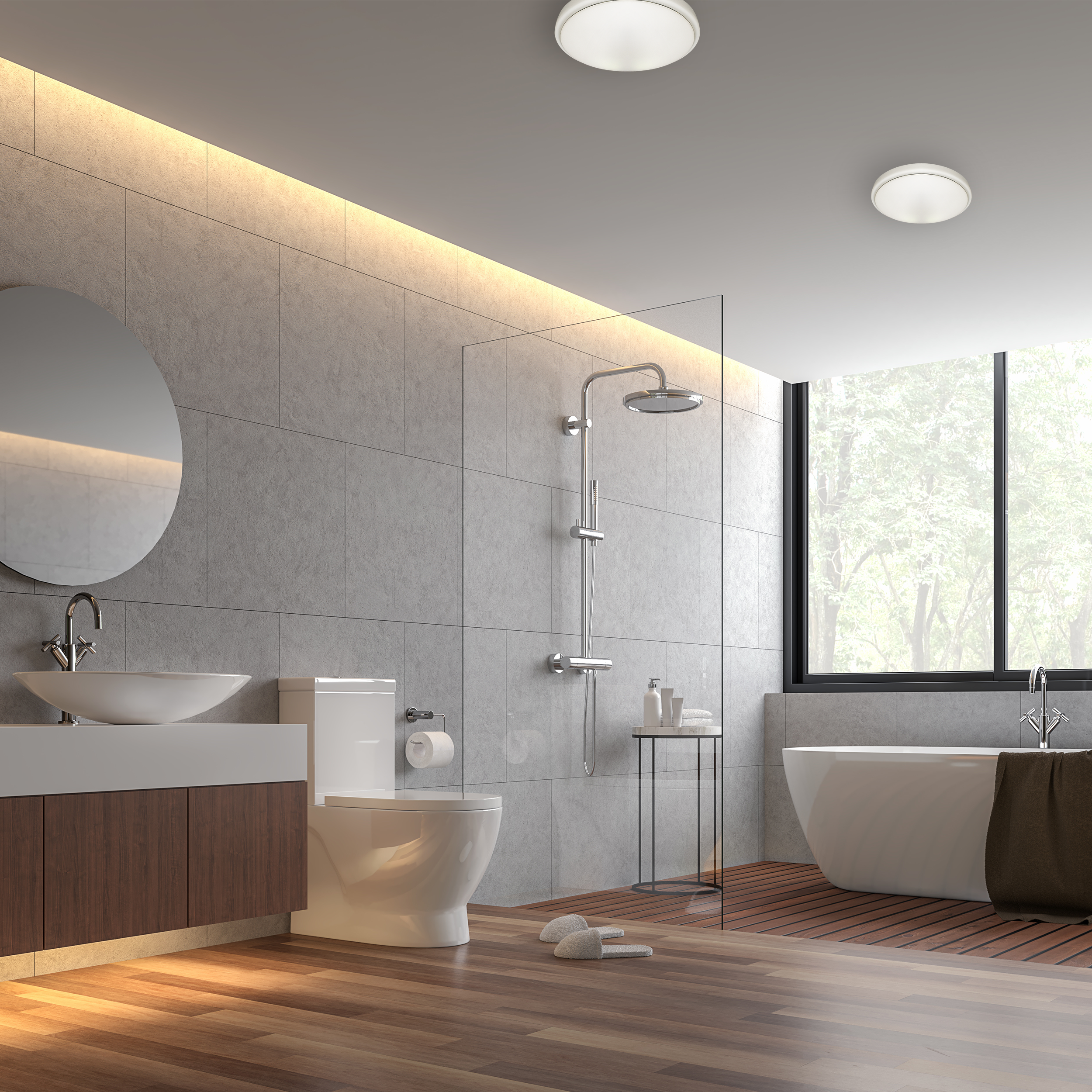 Plafon łazienkowy PEPE IP44 26 cm 900 lm biały EKO-LIGHT - 3