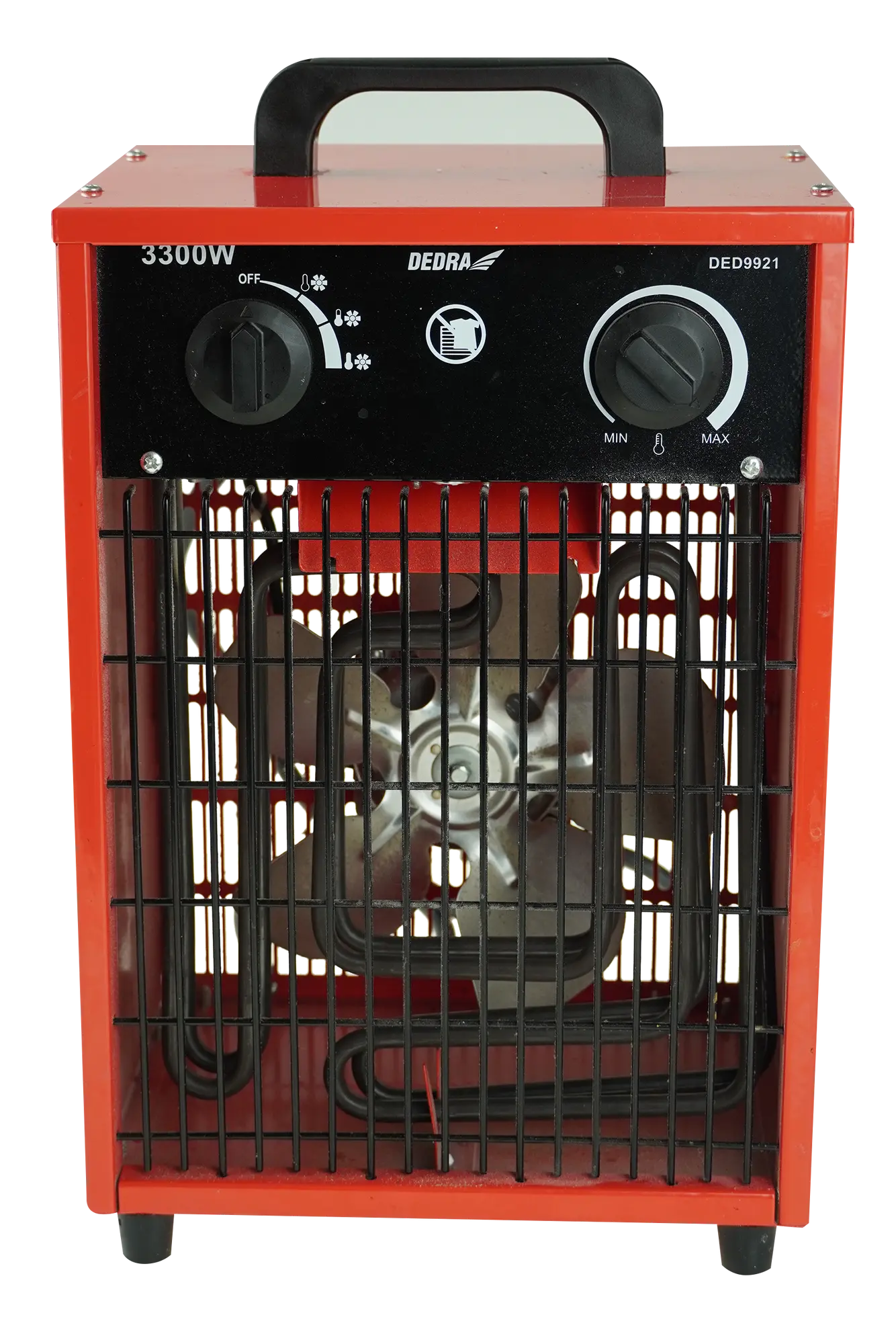 Nagrzewnica wentylatorowa 2 w 1 3.3kW DEDRA - 2