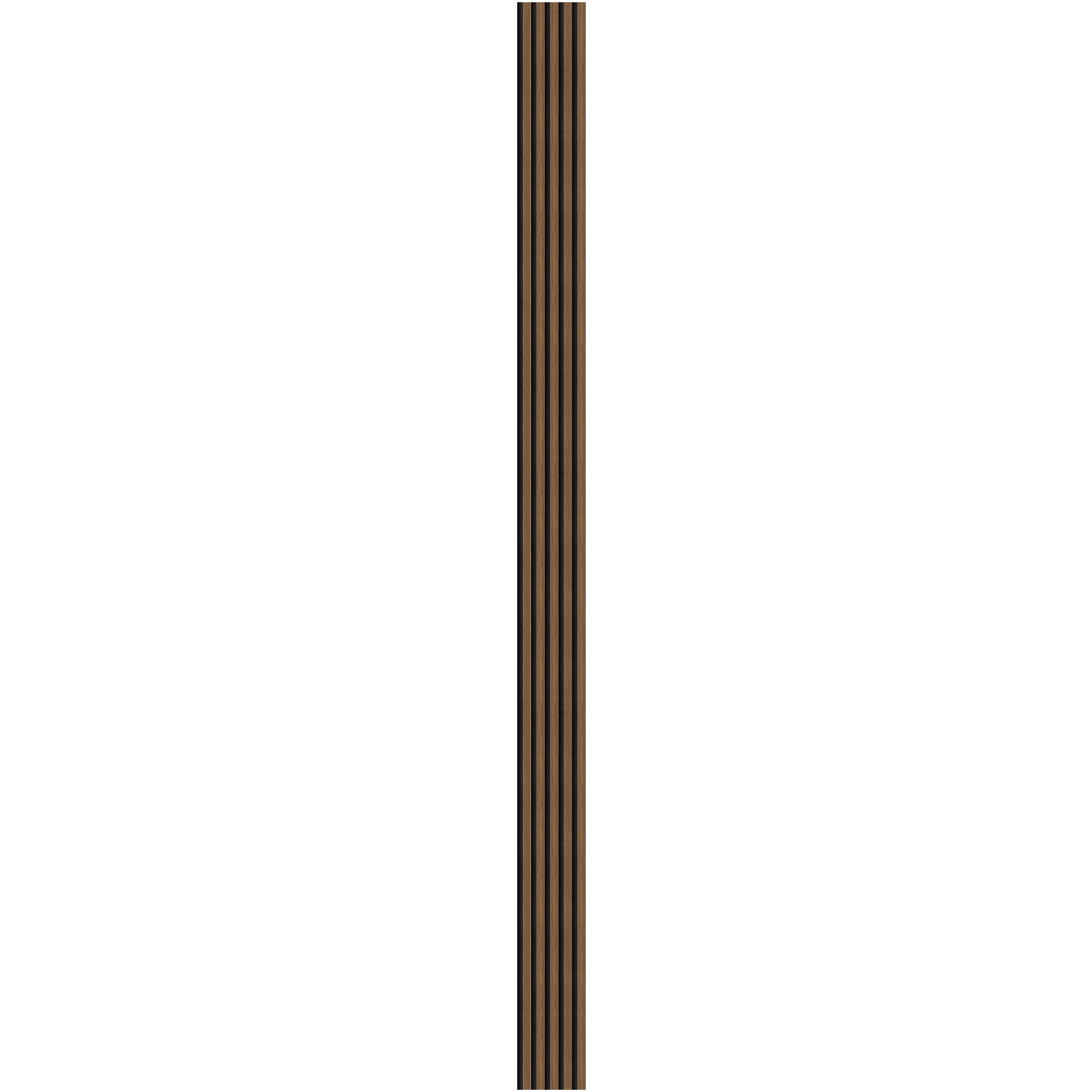 Panele ścienne 3D Lamel PCV Lineo 2 Marron 5 lameli - 2