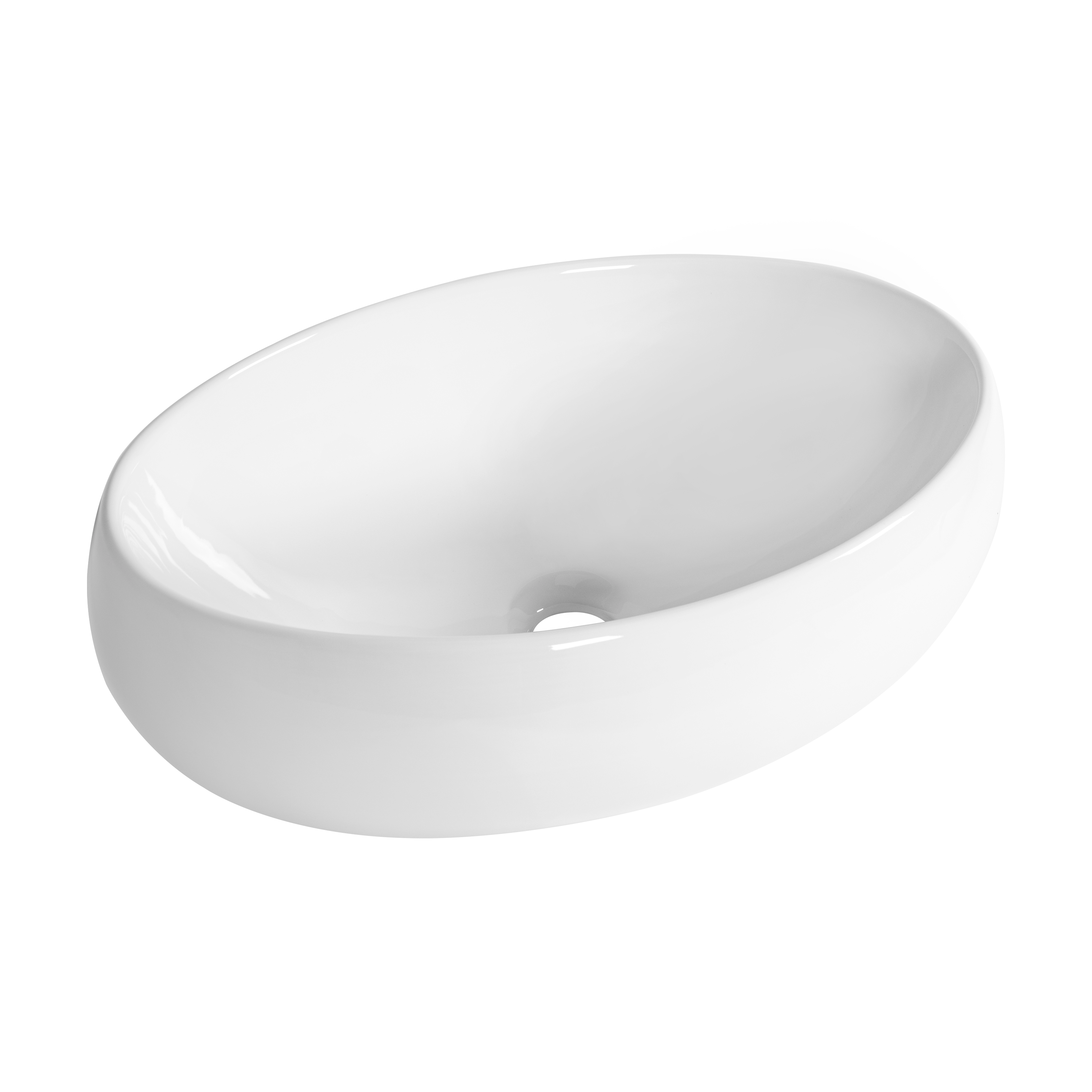 Umywalka ceramiczna nablatowa Aurora 48.5 x 34 Basaro