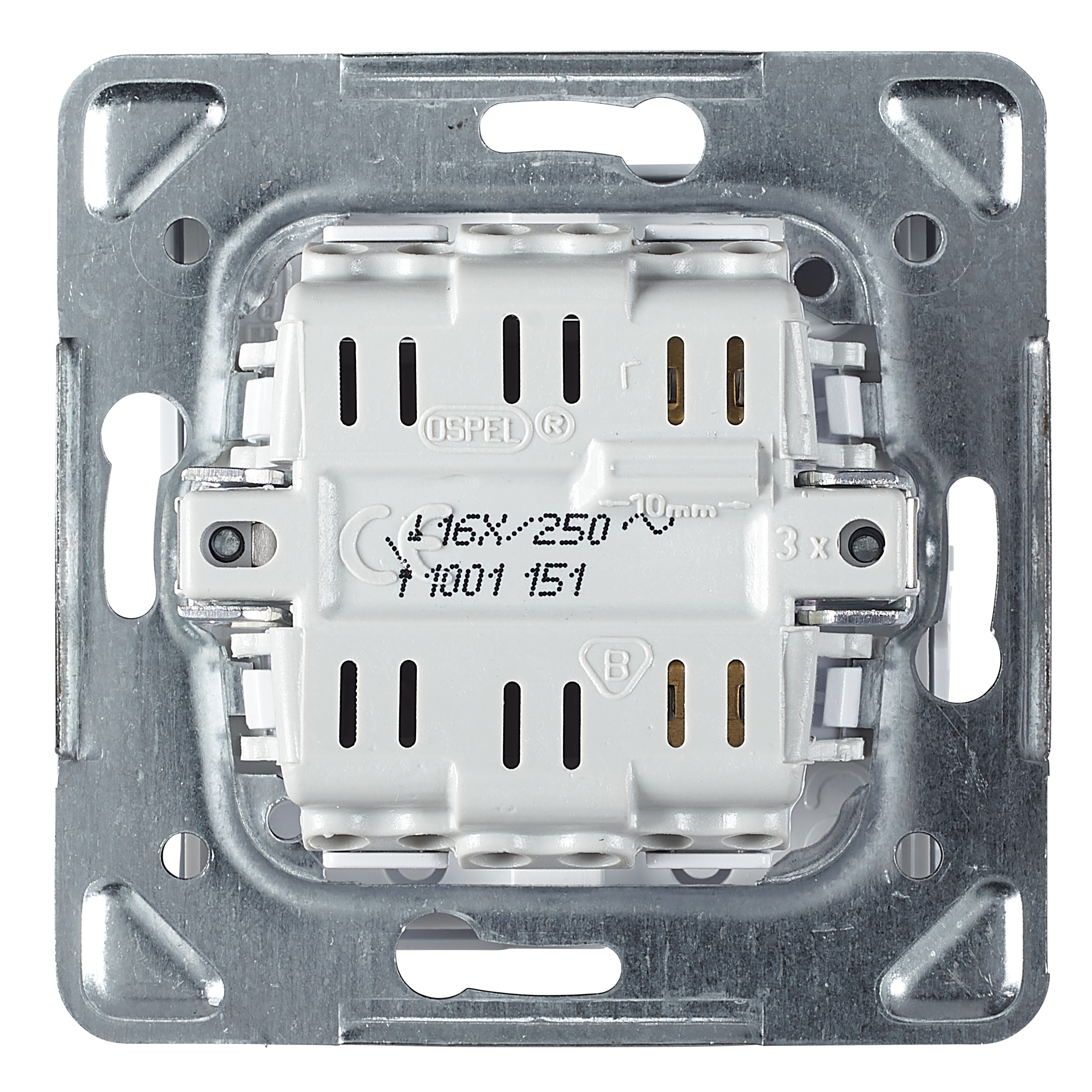 Włącznik pojedynczy IMPRESJA Biały OSPEL - 7