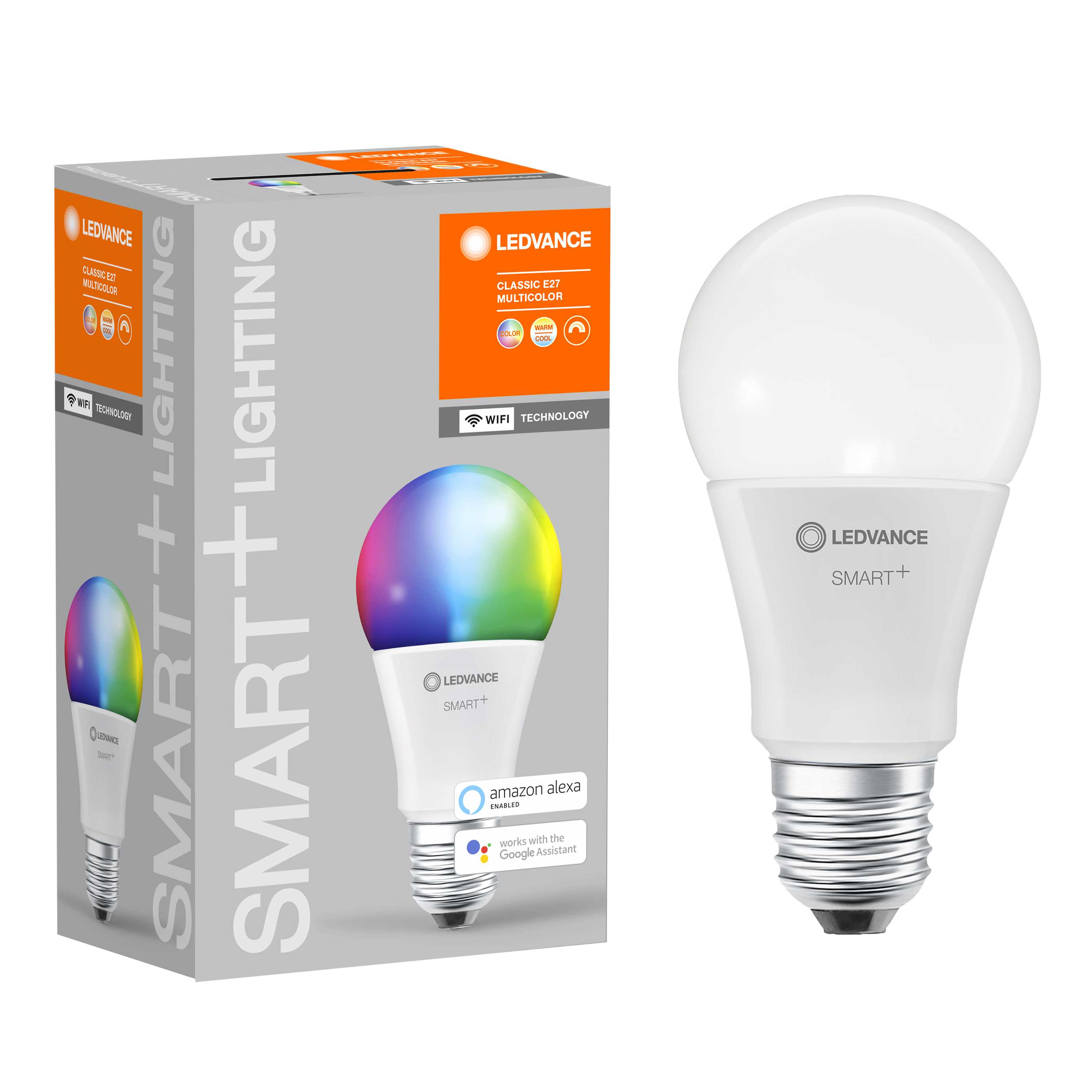 Żarówka LED E27 Smart+ 9 W 806 lm RGBW Ledvance - Leroy Merlin