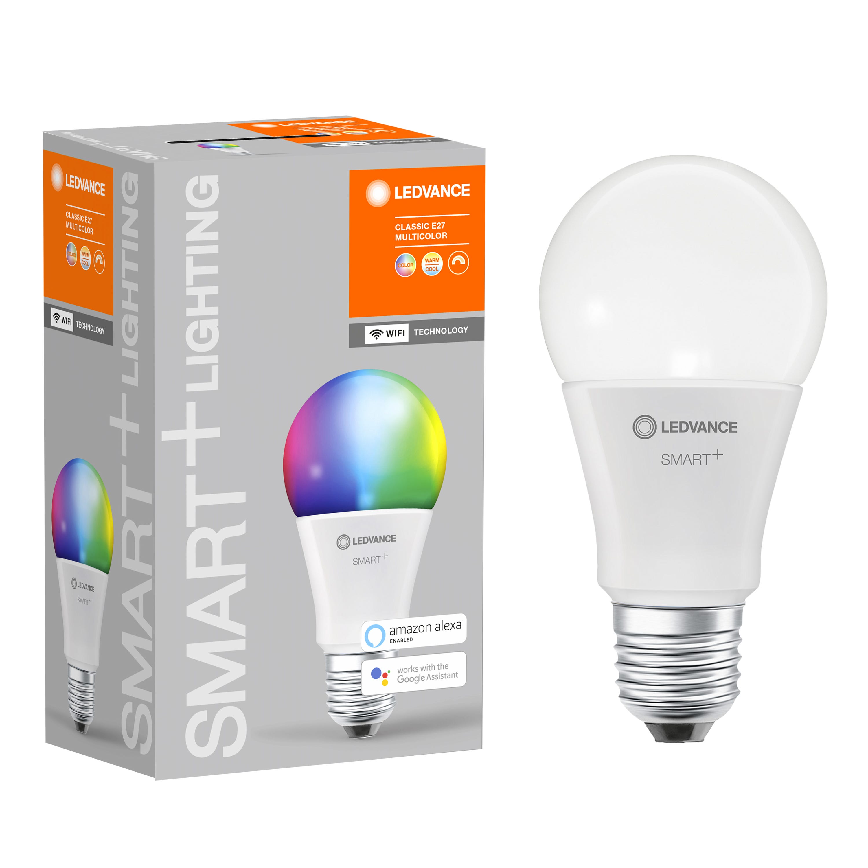 Żarówka LED E27 Smart+ 9 W 806 lm RGBW Ledvance - Leroy Merlin