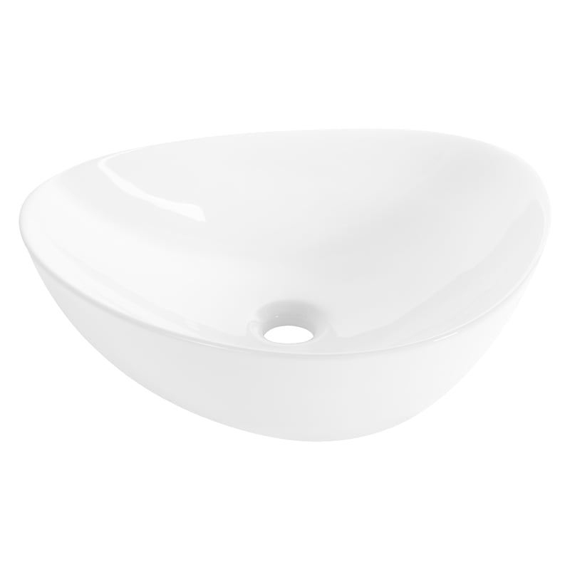 Umywalka ceramiczna nablatowa Wiktoria 46 x 42 Basaro