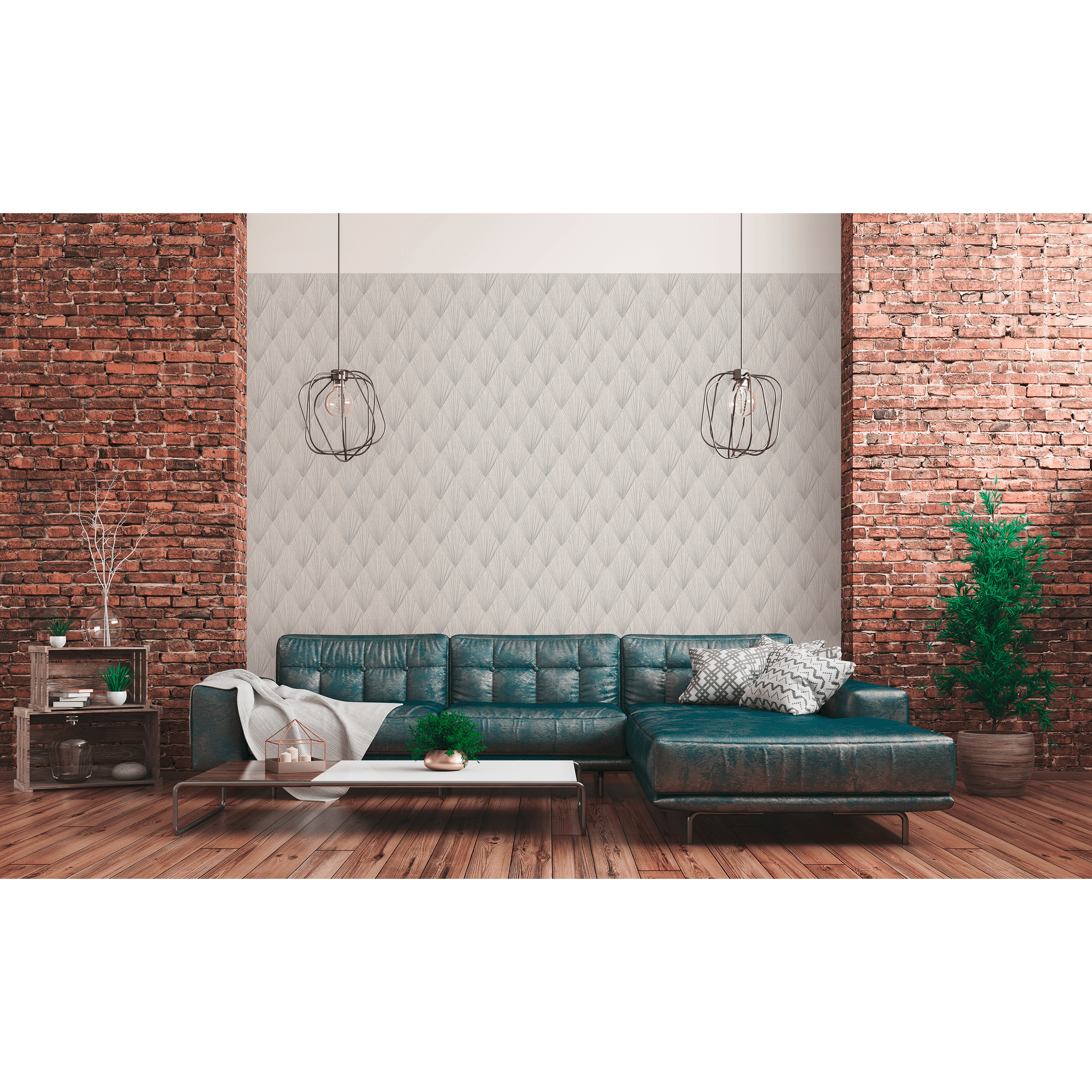 Tapeta Metropolitan 378641 srebrna winylowa na flizelinie - 2