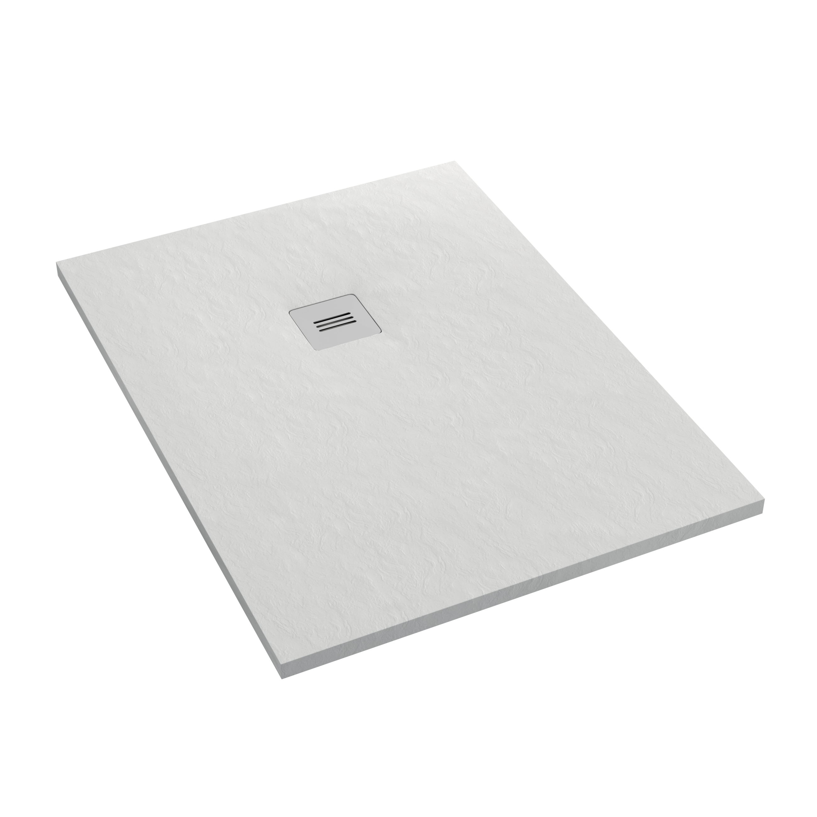 Brodzik do kabiny prysznicowej prostokątny płaski Balans 80x90x3.5 biały Schedpol