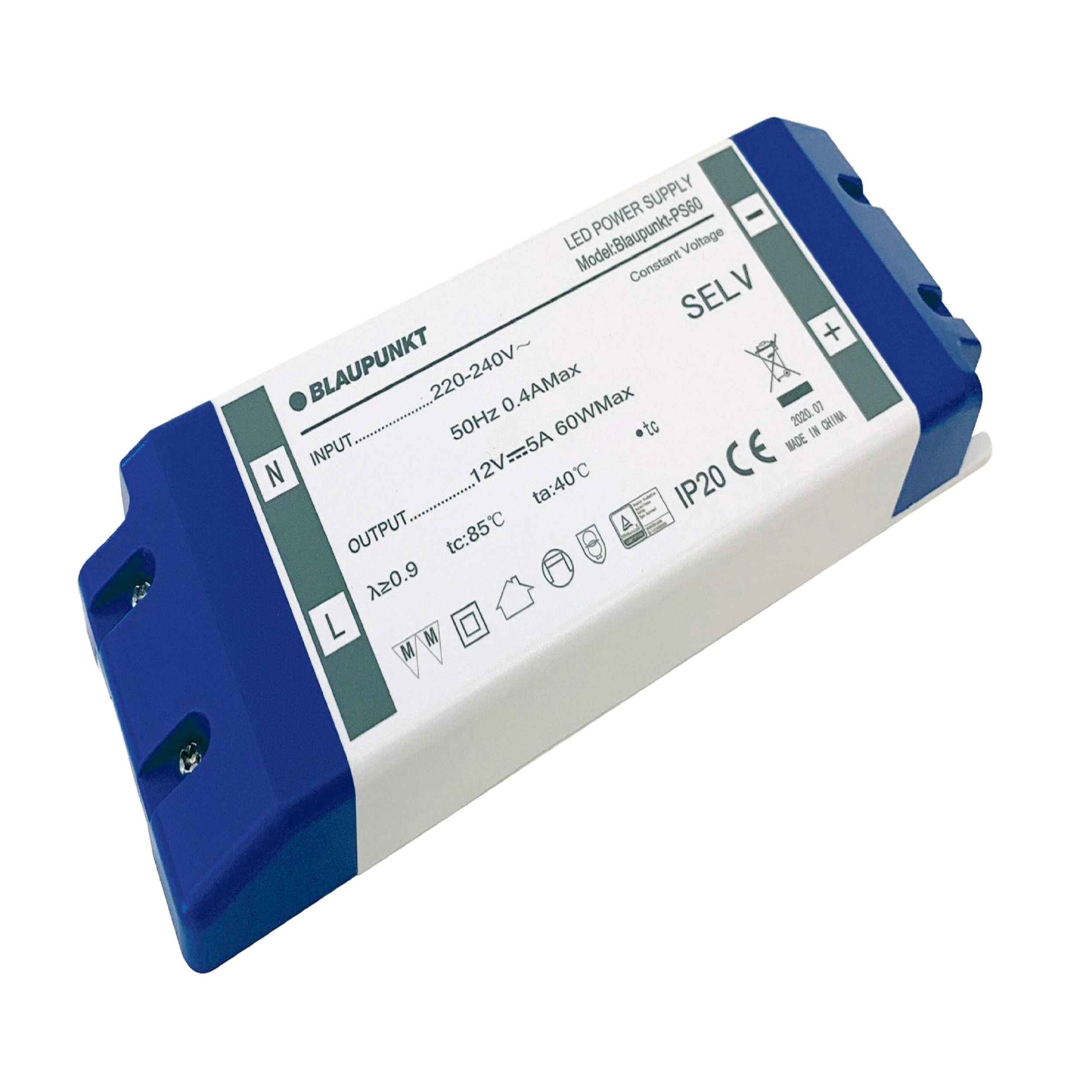 Zasilacz do LED 12 V 60 W IP20 Blaupunkt