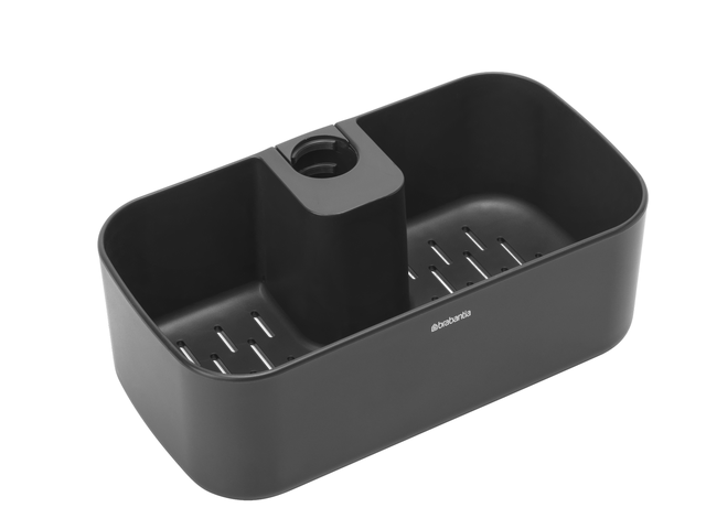Organizador de ducha ReNew cromo ABS mate con 1 altura para colgar 13.3x24.4x7.5 cm