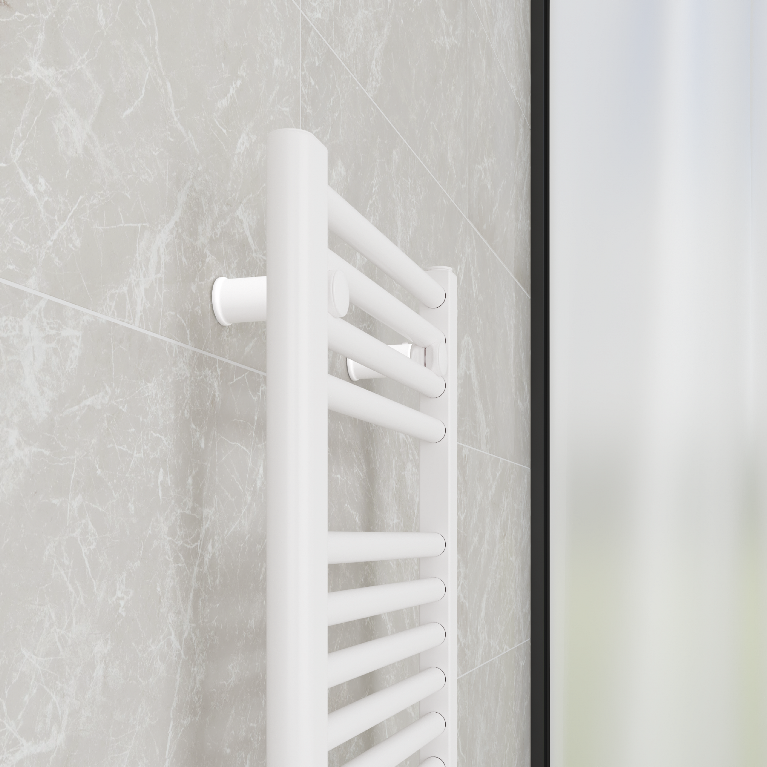 Grzejnik elektryczny 69x40 cm Biały 250W EQUATION - 3