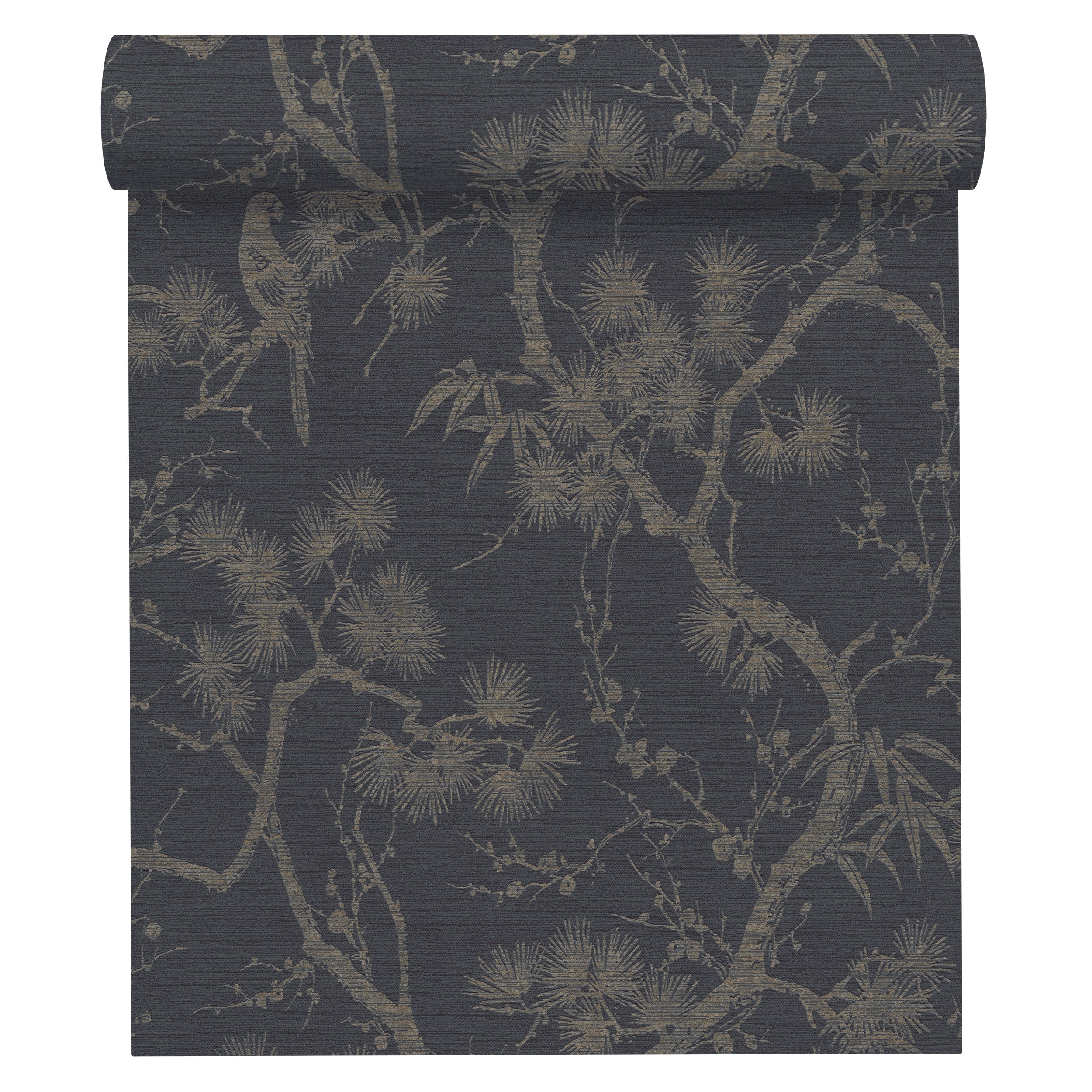 Tapeta Metropolitan 378672 czarna winylowa na flizelinie