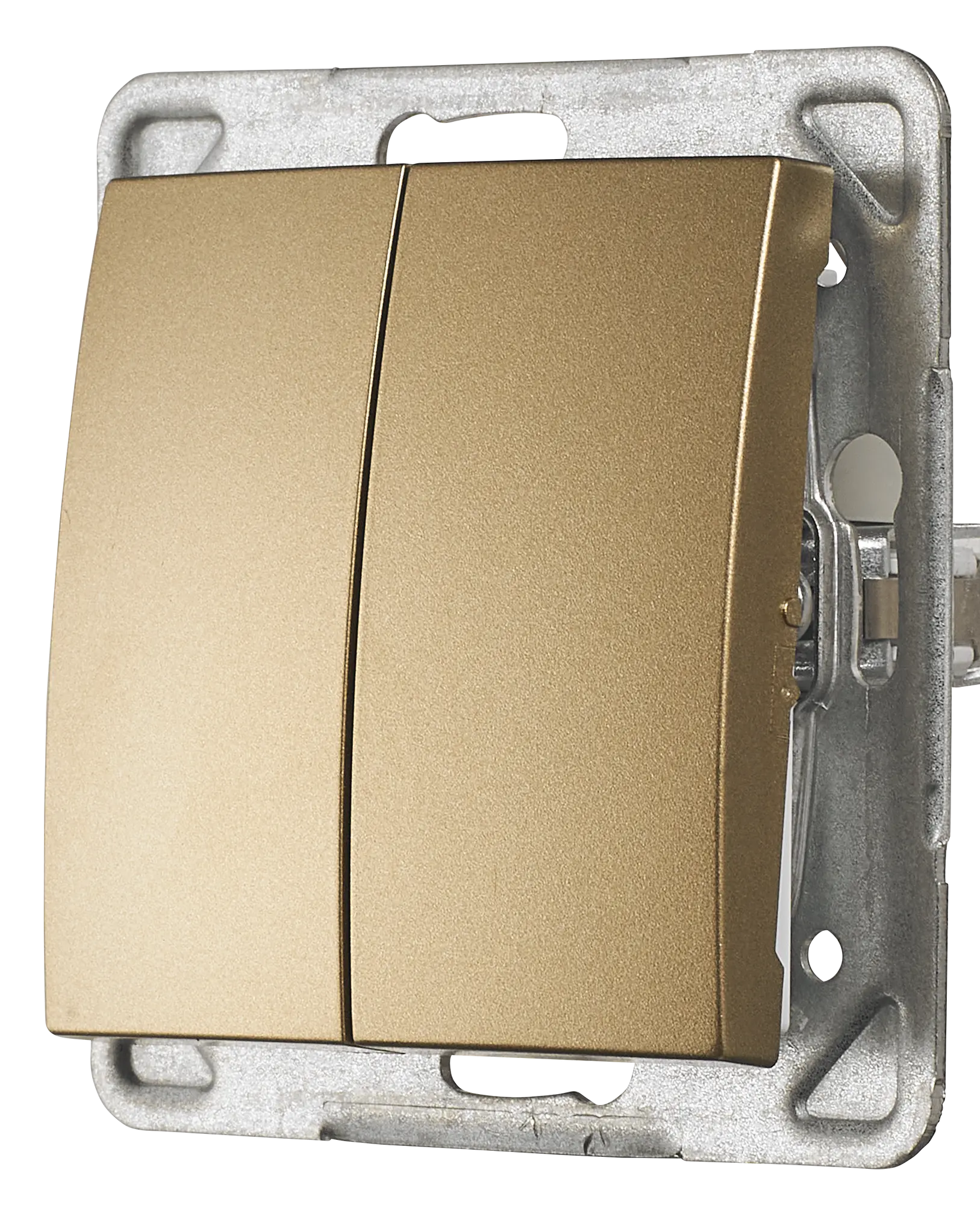 Włącznik podwójny IMPRESJA Złoty OSPEL - 3