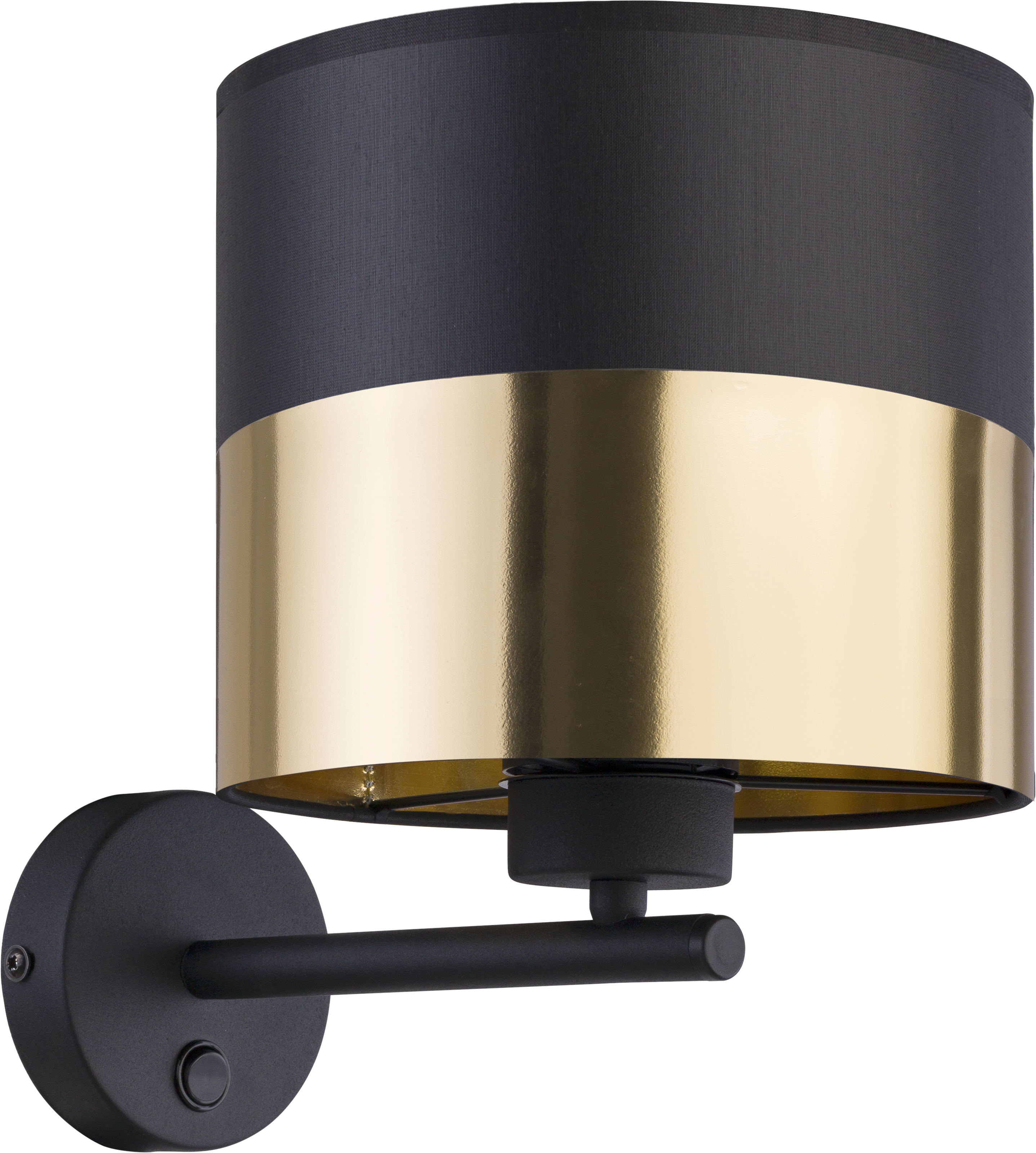 Kinkiet Londyn czarno-złoty E27 TK Lighting