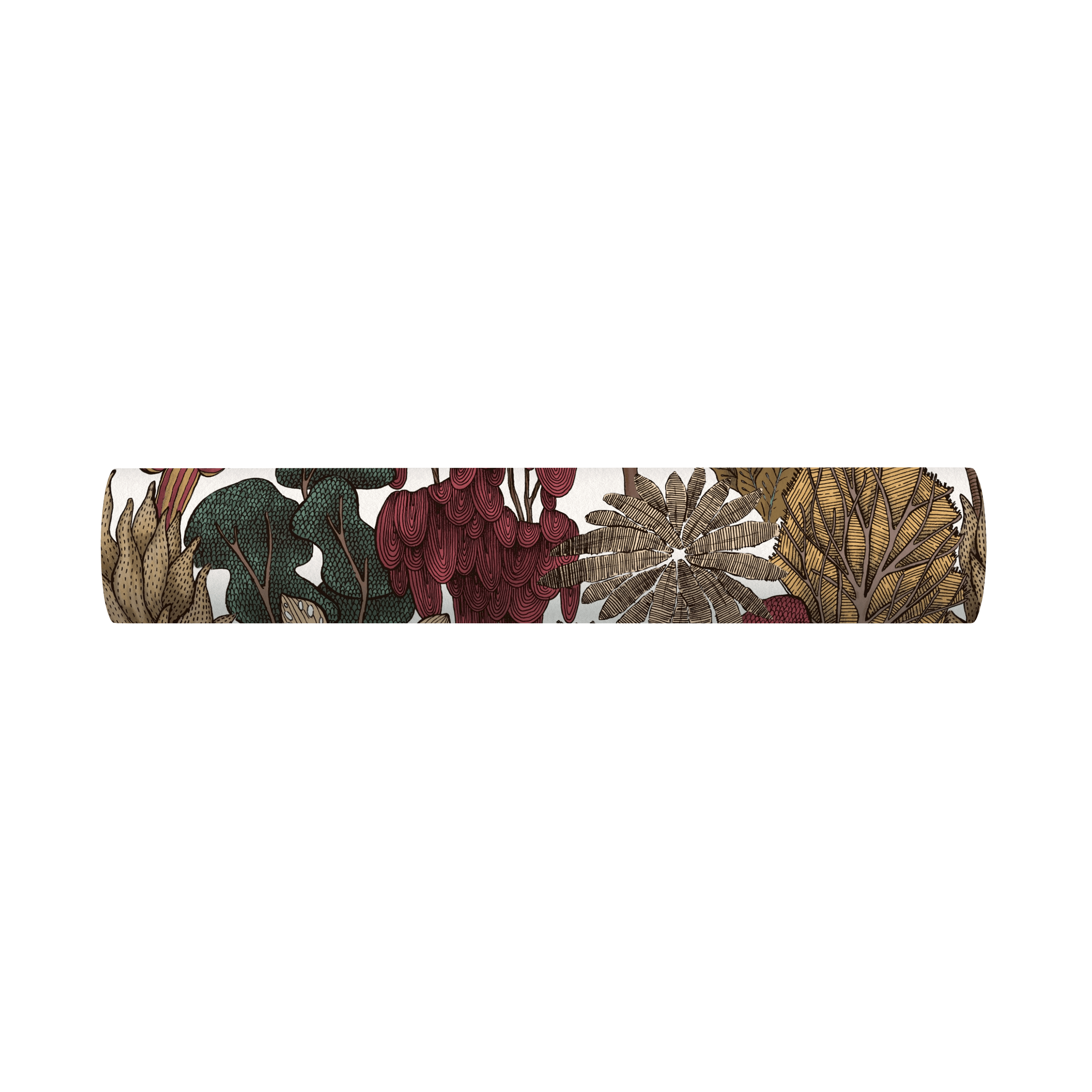 Tapeta Floral Impression 377577 zielono-brązowa winylowa na flizelinie - 4