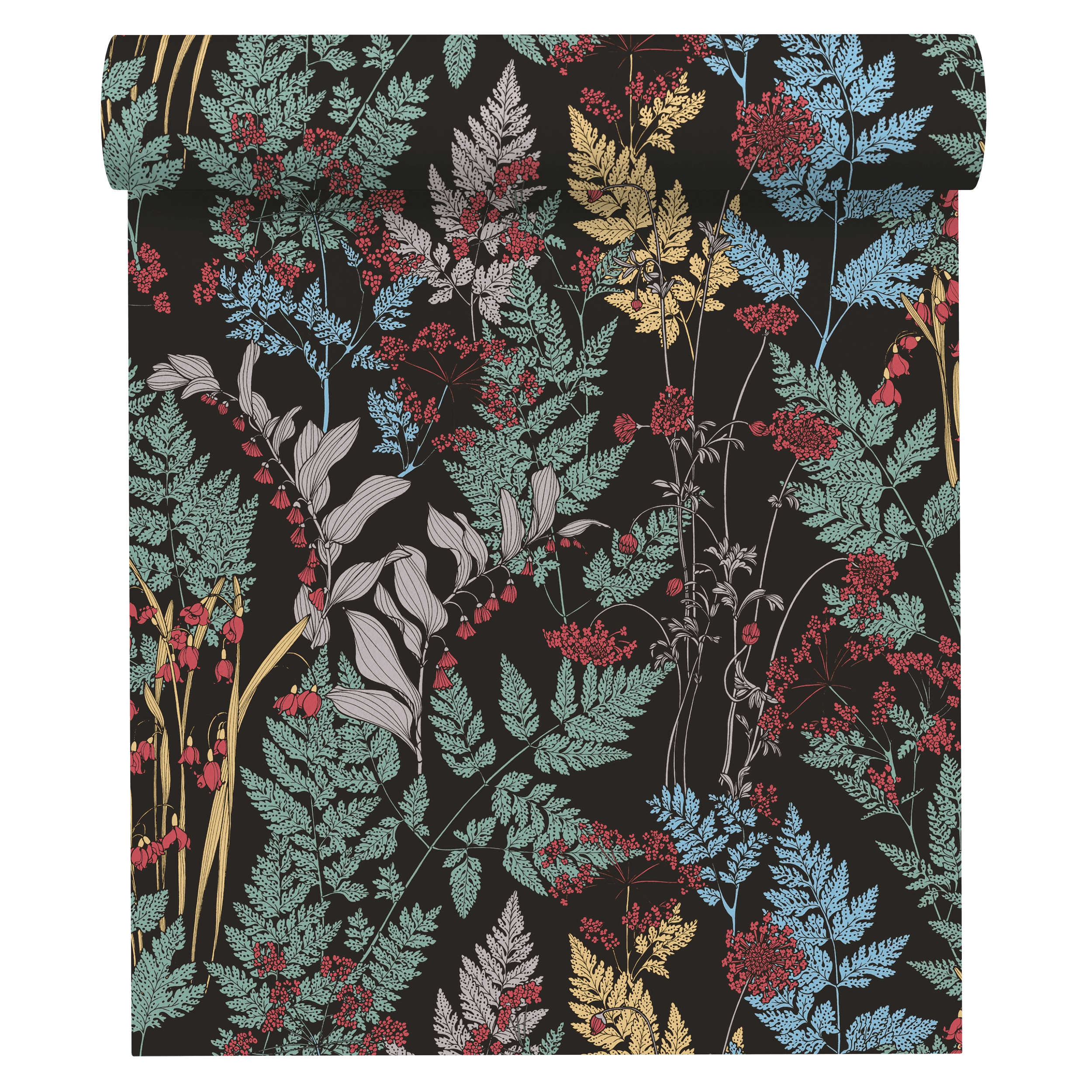 Tapeta Floral Impression 377512 jasnobrązowa winylowa na flizelinie
